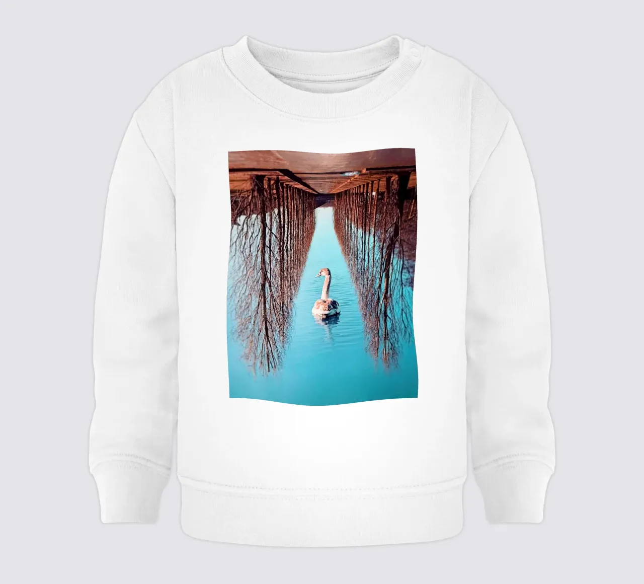 Swanomaly baby sweatshirt van mofartmonica