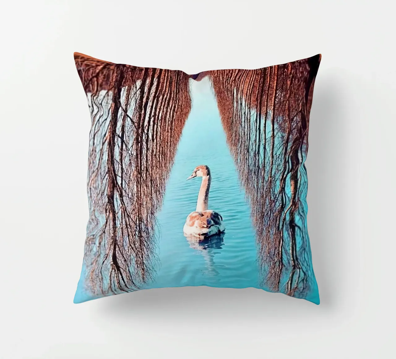 Swanomaly cojín de mofartmonica