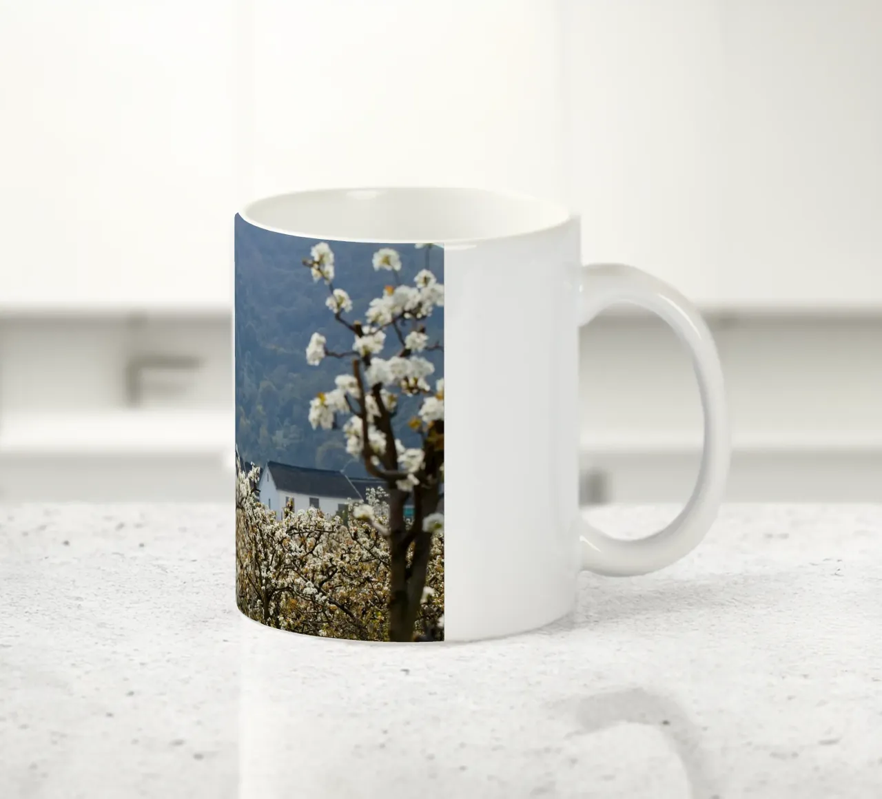 blossoming branches orchard tazza in ceramica da Histrol