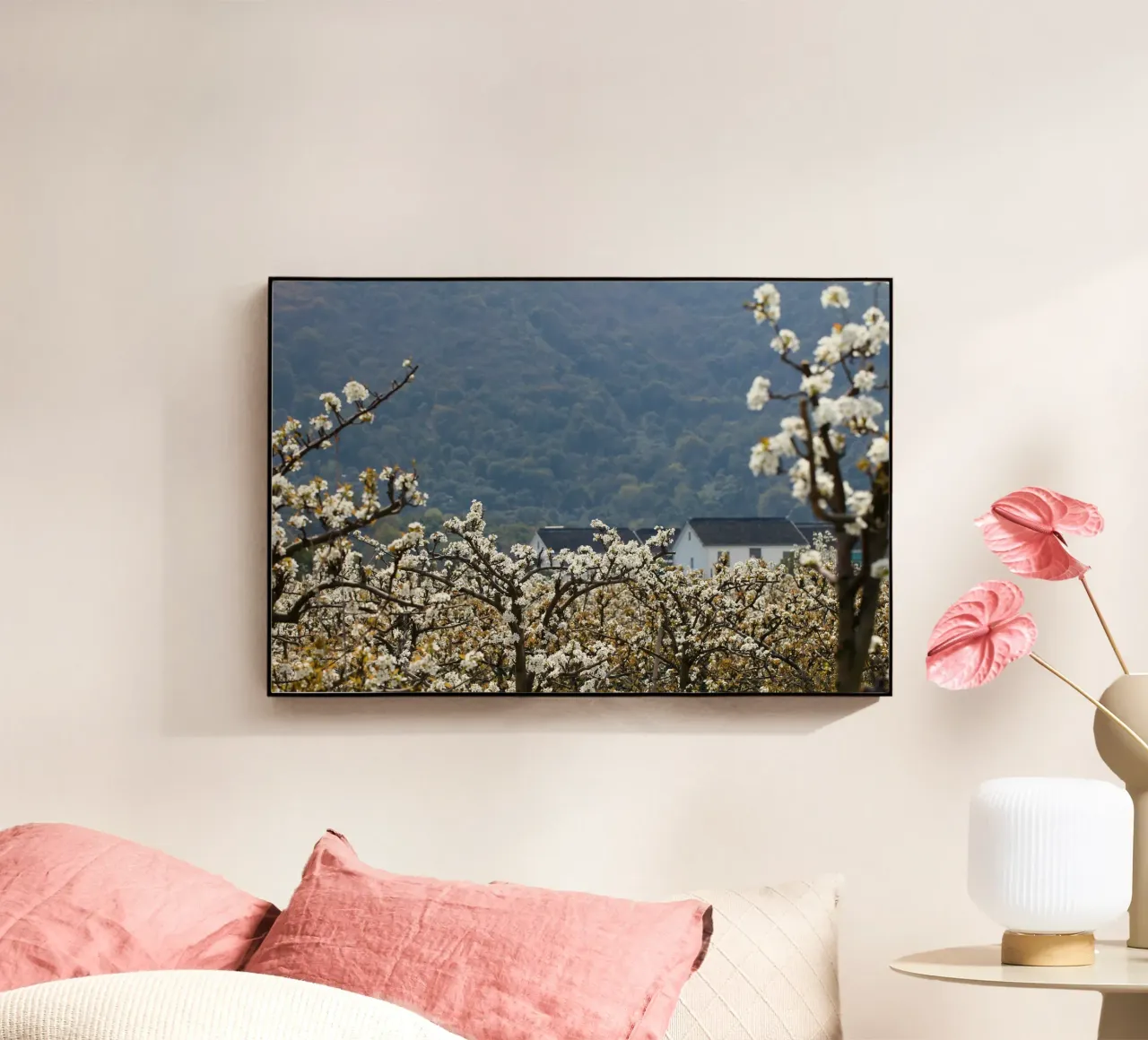 blossoming branches orchard plexiglass da Histrol