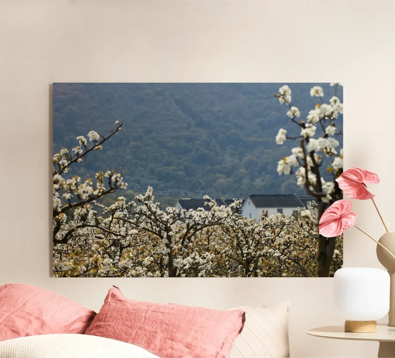 blossoming branches orchard plexiglass da Histrol