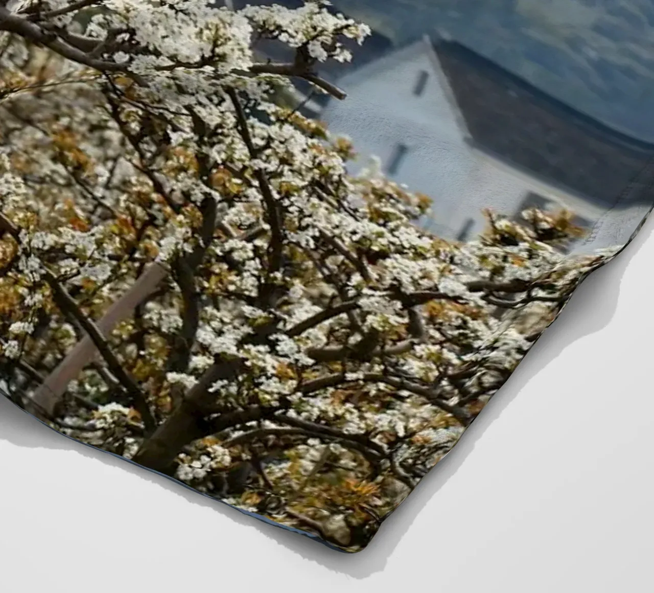 blossoming branches orchard coperta in pile da Histrol