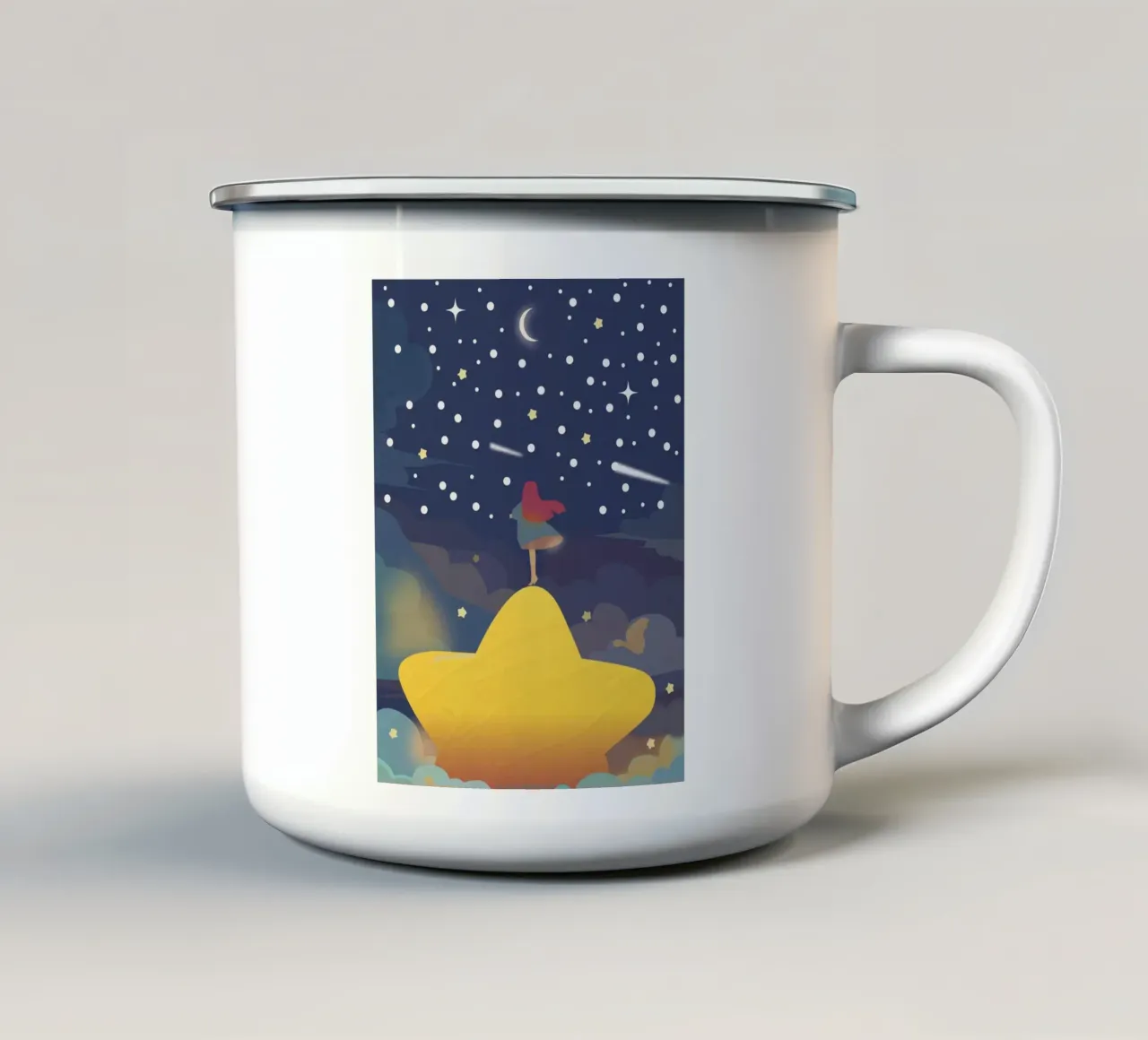 standing dream tazza in smalto da Histrol