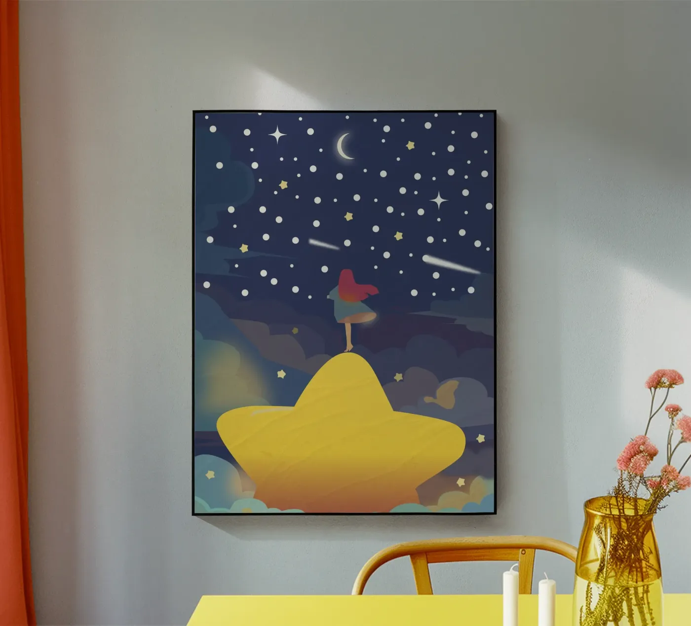 standing dream acryl van Histrol