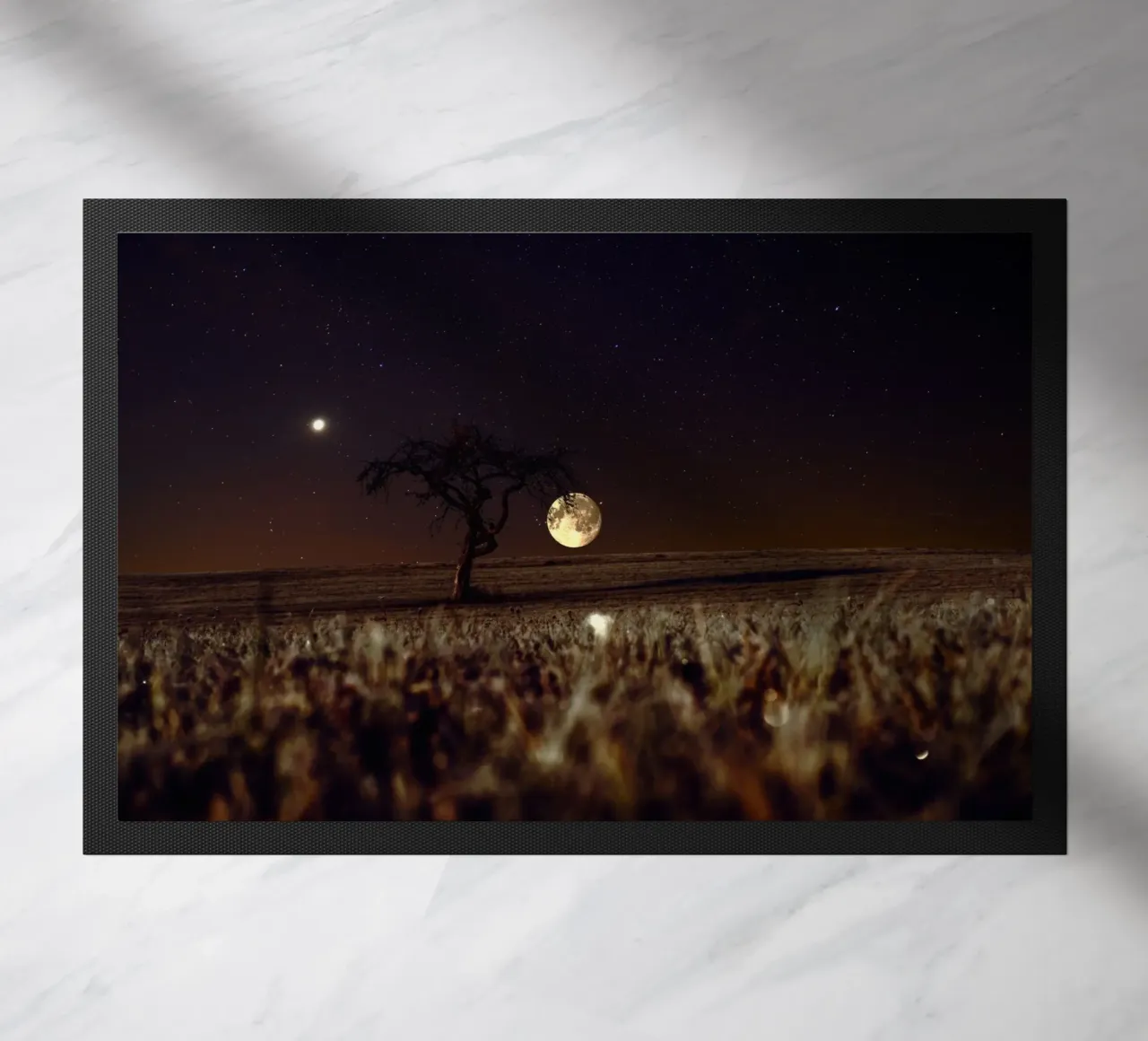 bright moon doormat by Histrol