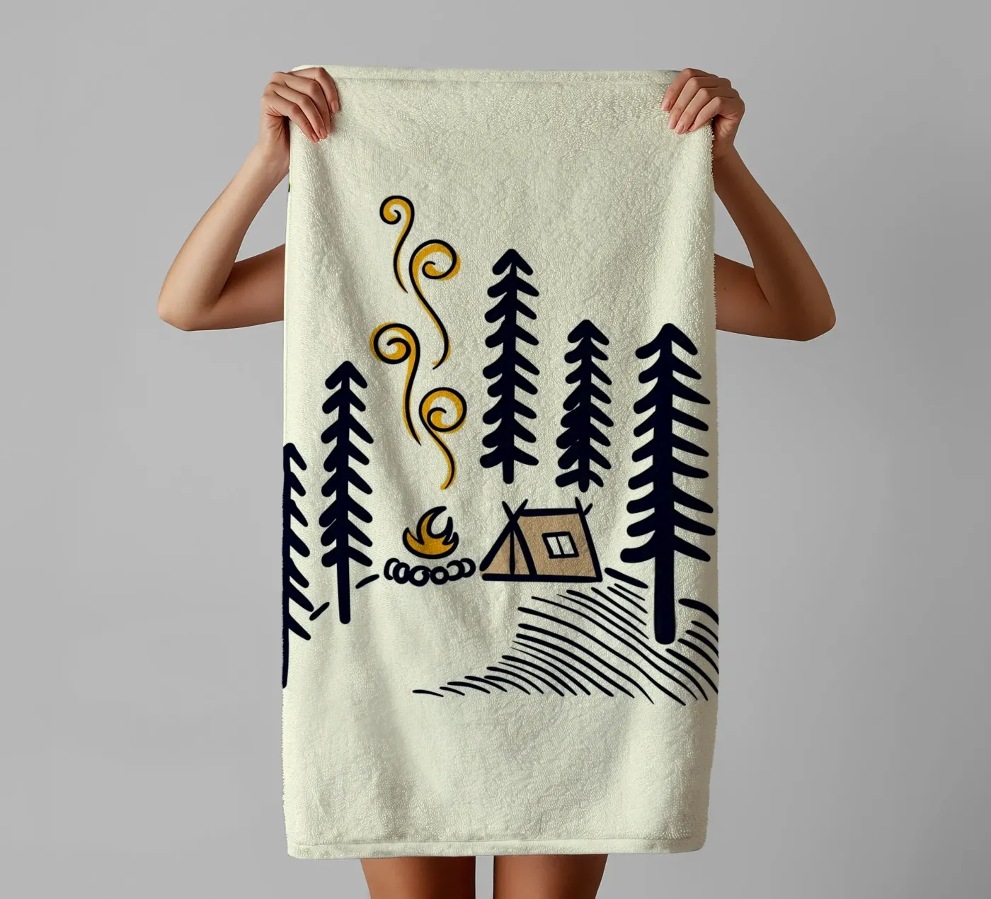 campground towel by Histrol