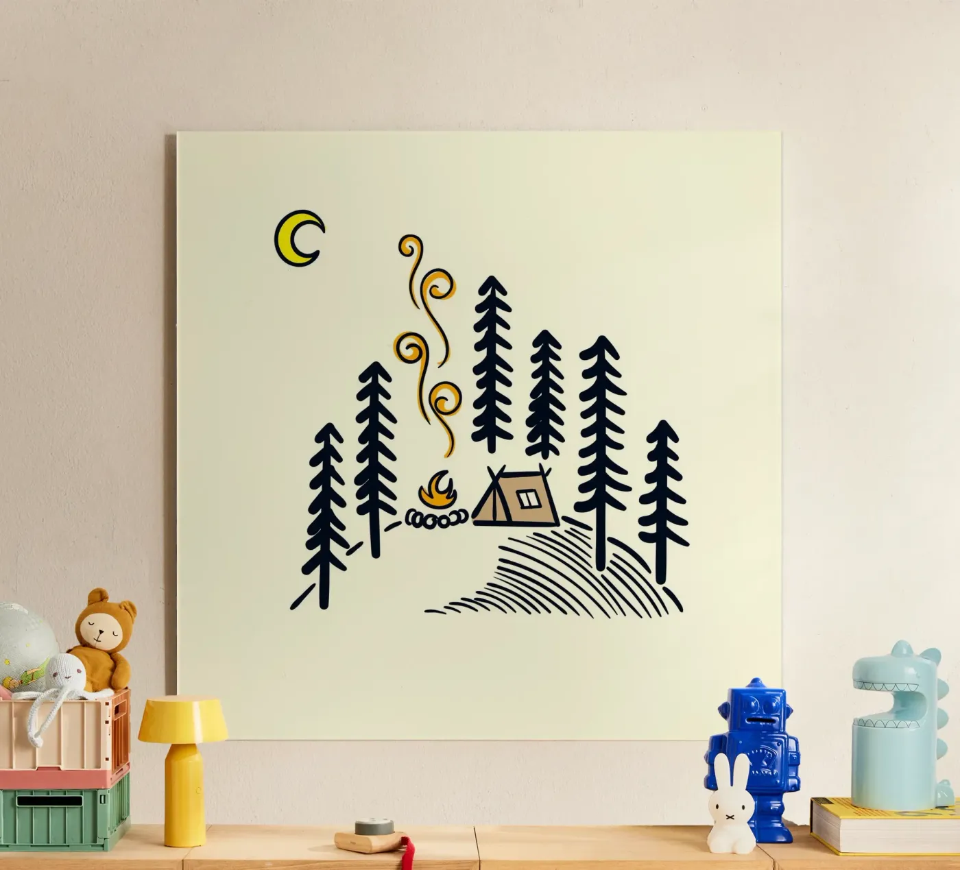 campground acrylic glass by Histrol