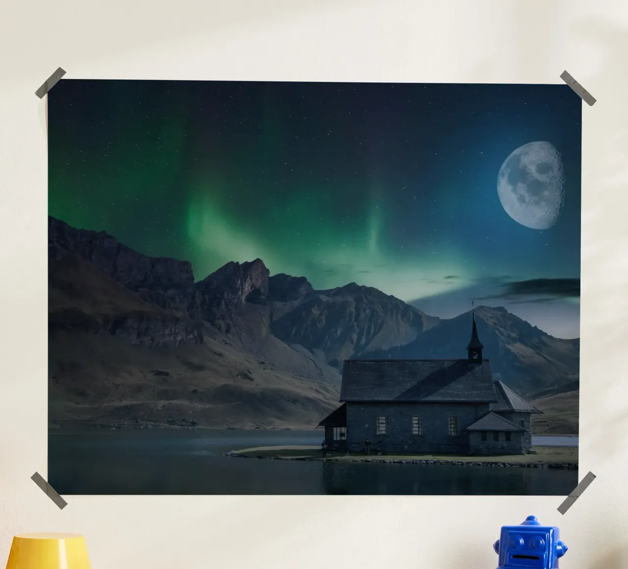 stone building sky poster da Histrol
