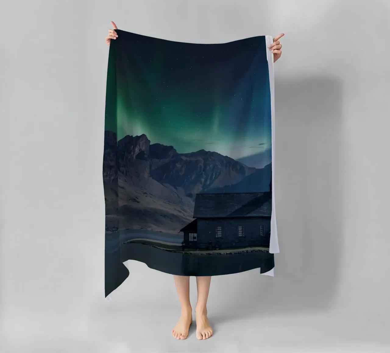 stone building sky beach towel by Histrol