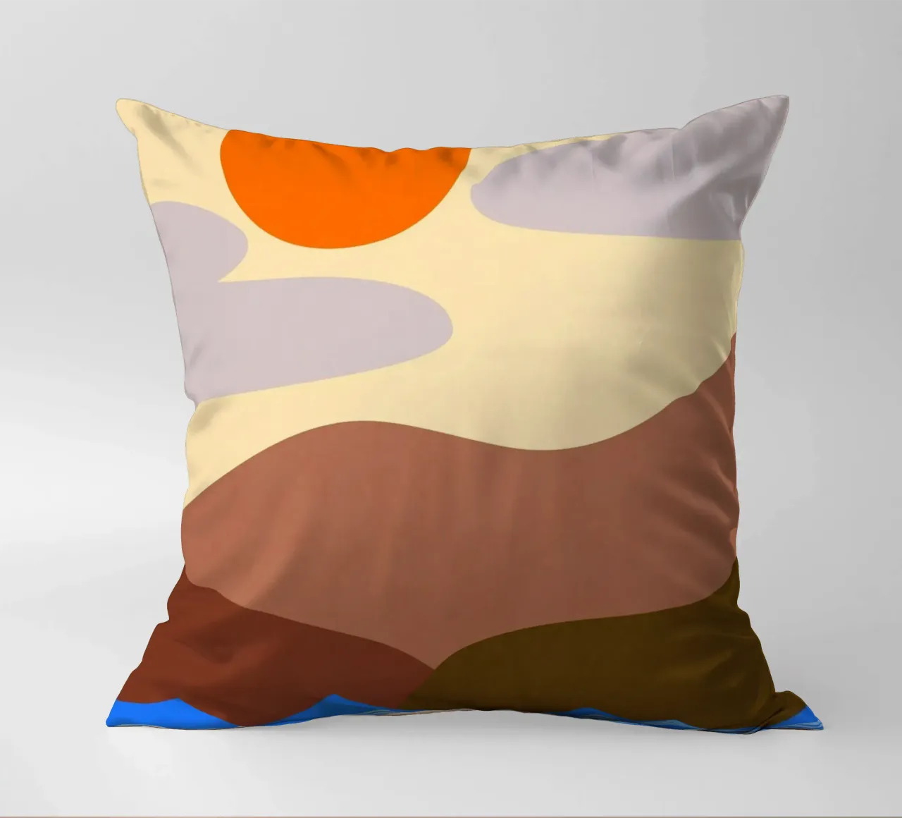 valley outdoors serene decorative cushion by Histrol