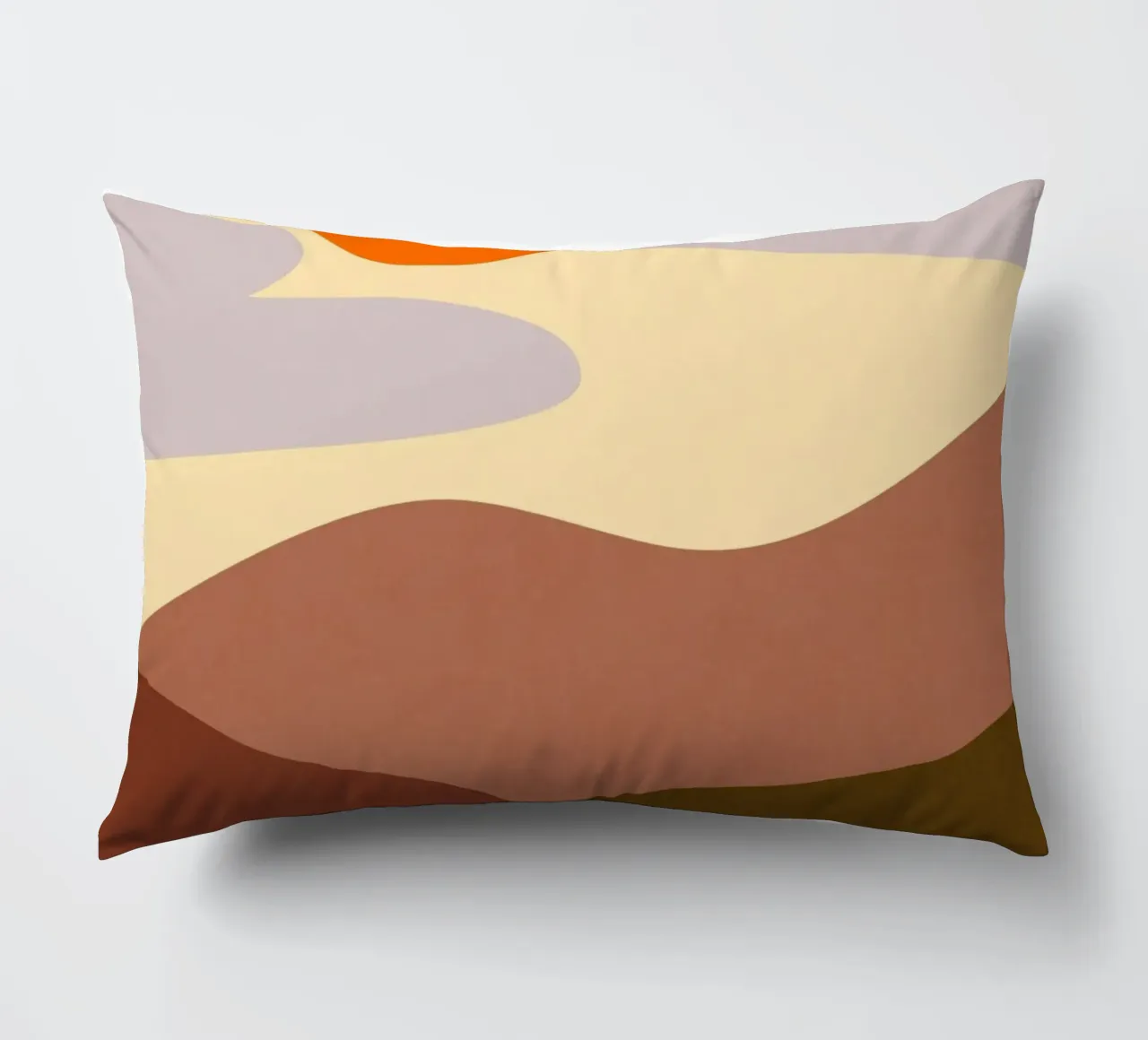 valley outdoors serene decorative cushion by Histrol