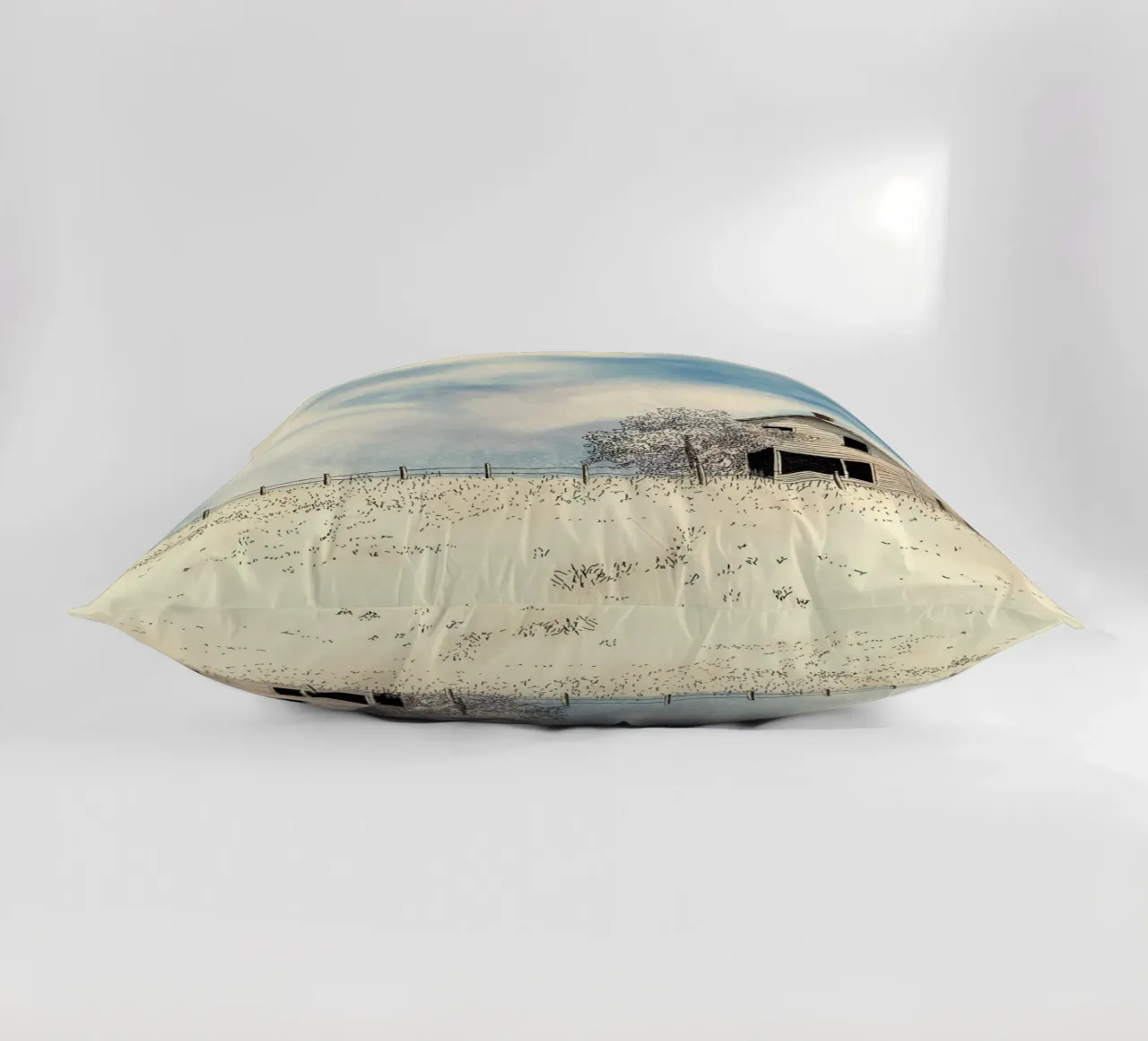 siding blue sky decorative cushion by Histrol