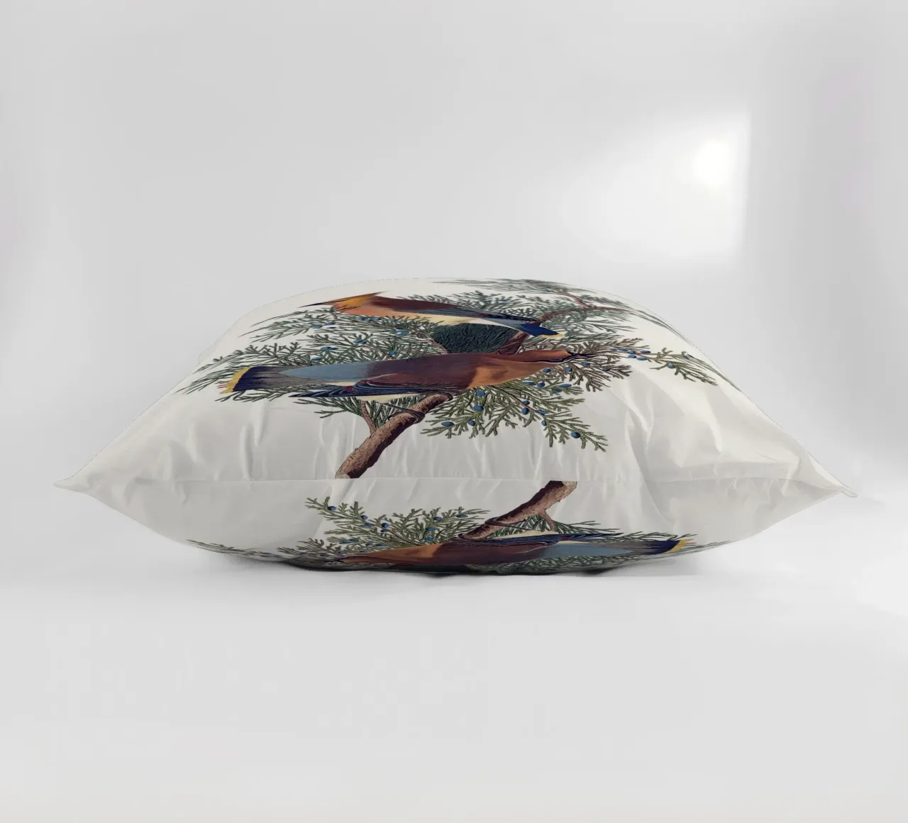 Audubon Cedar Bird cuscino da apoloprints