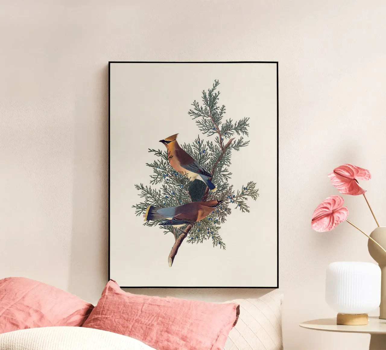 Audubon Cedar Bird plexiglass da apoloprints