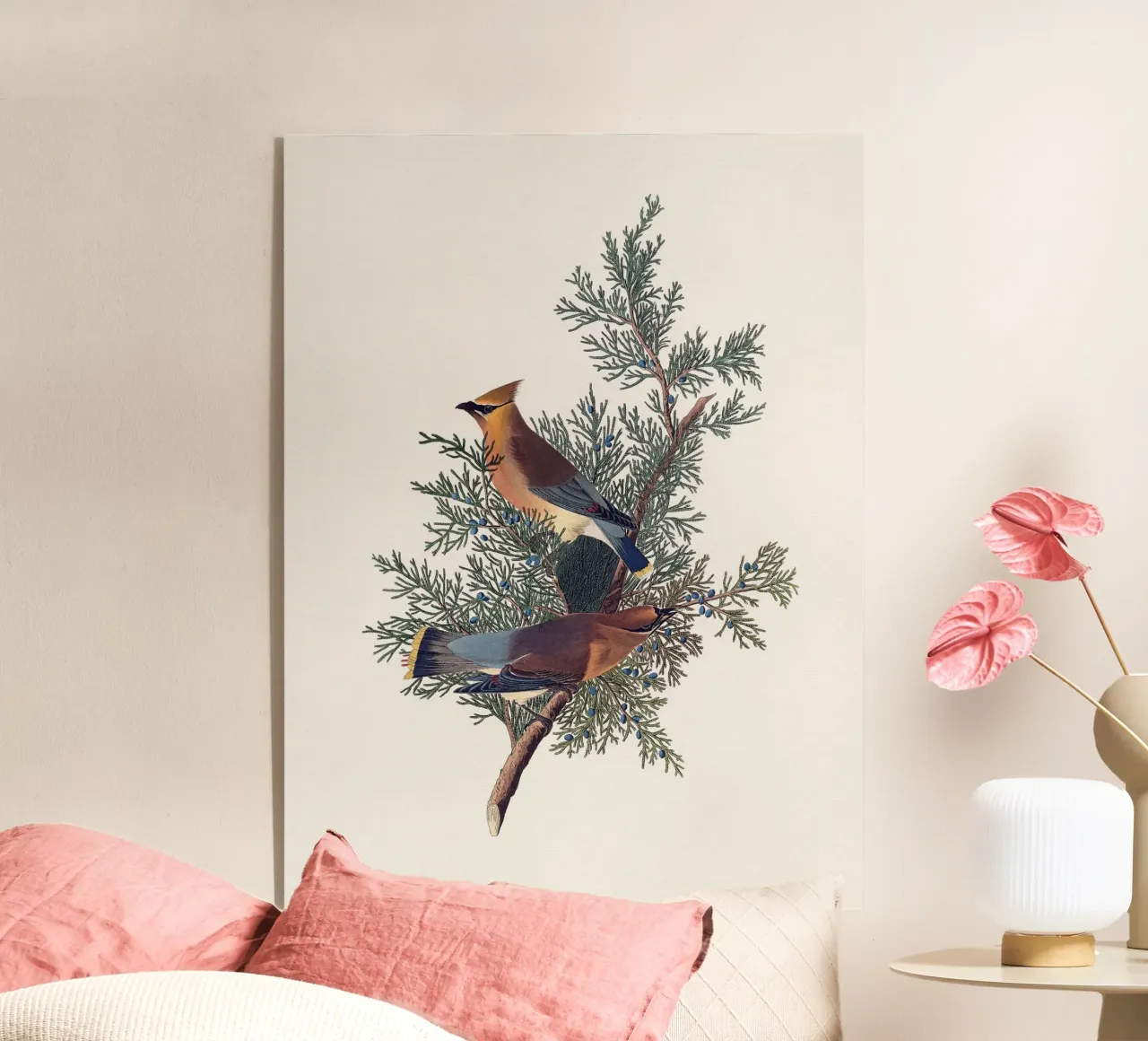 Audubon Cedar Bird plexiglass da apoloprints