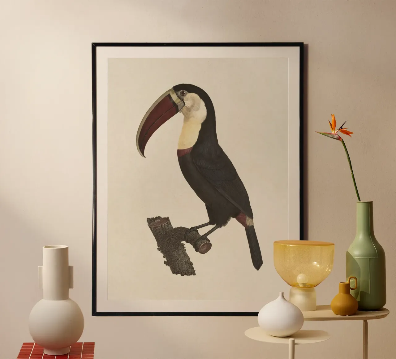 Bird Toucan no. 1 carta hahnemühle da apoloprints
