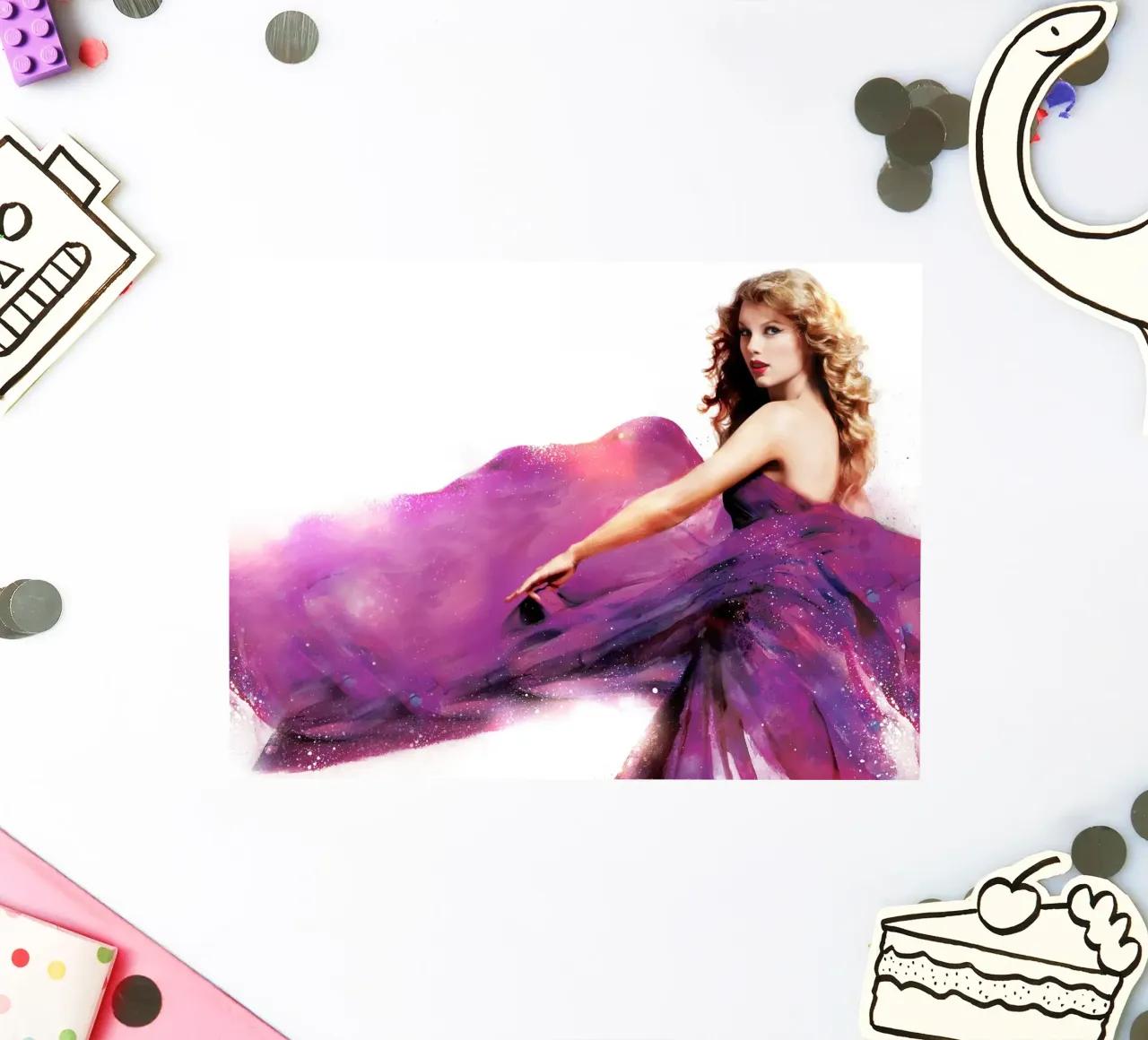 Taylor swift adesivo da Musadad Shop