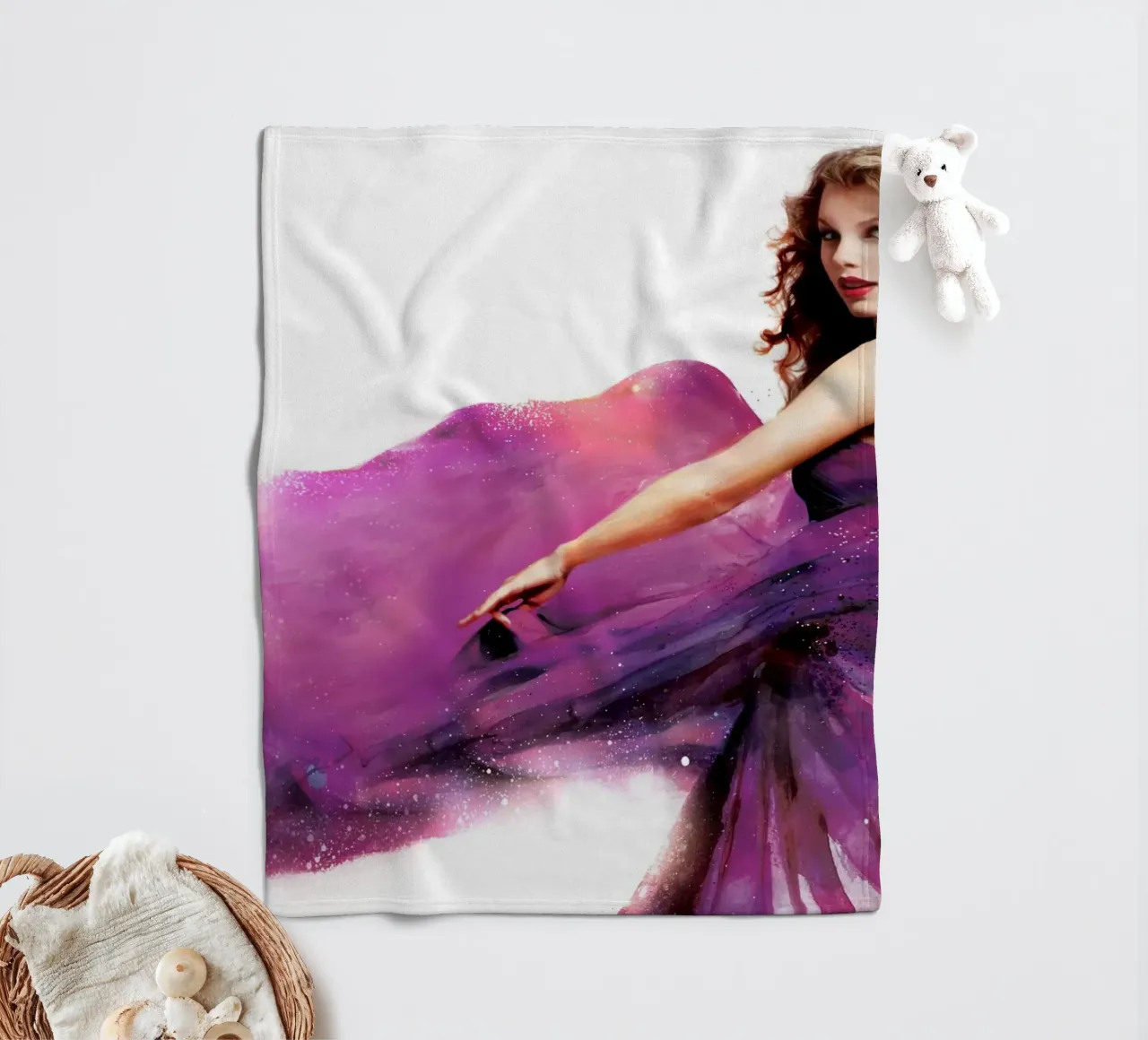 Taylor swift coperta in pile da Musadad Shop