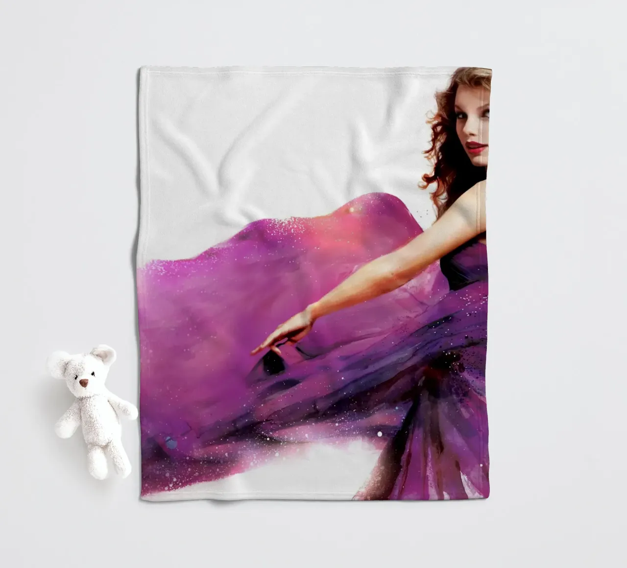 Taylor swift coperta in pile da Musadad Shop