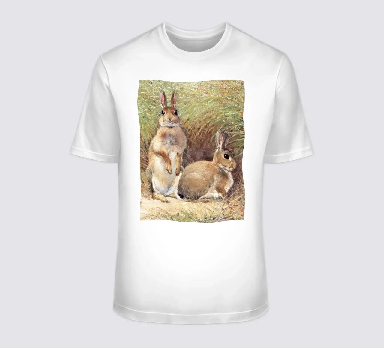 Rabbits t-shirt da apoloprints