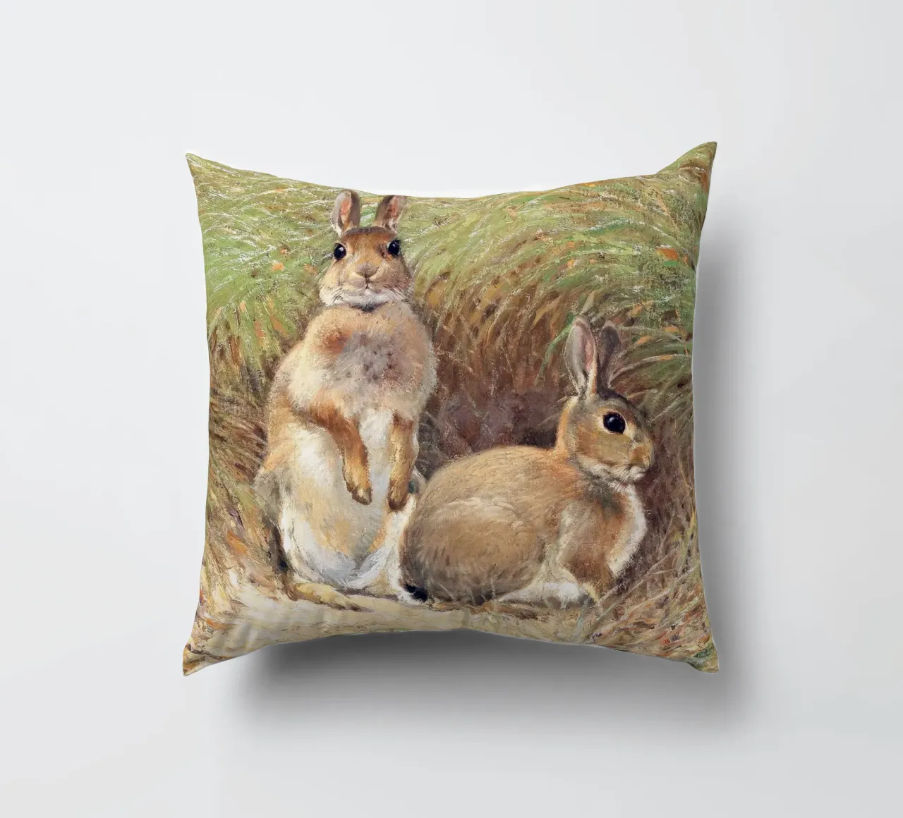 Rabbits cuscino da apoloprints