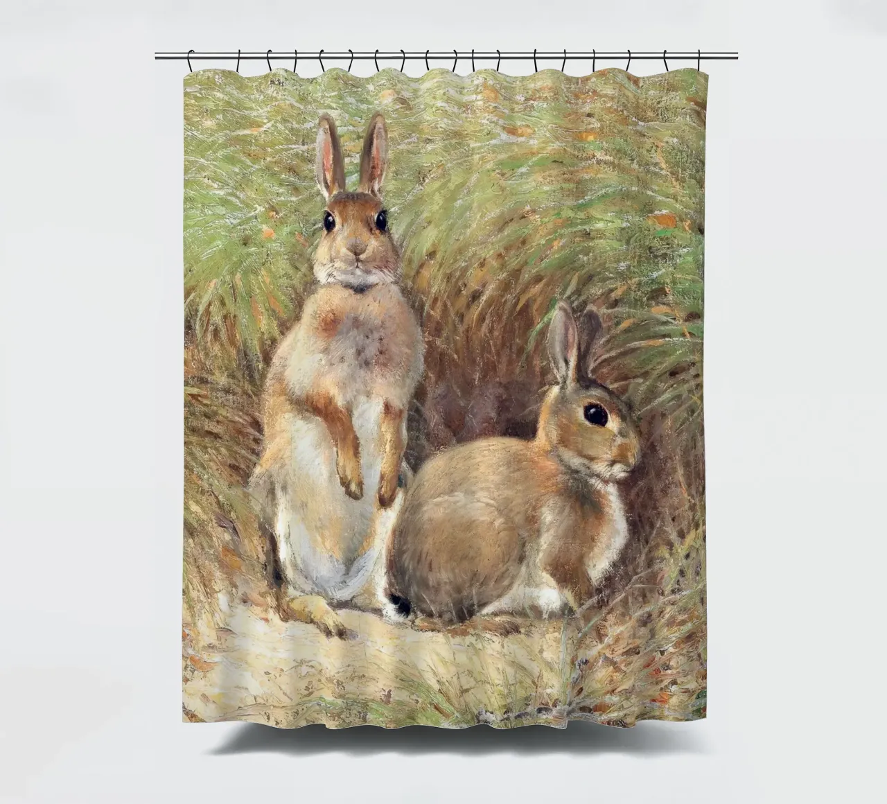 Rabbits tenda da doccia da apoloprints