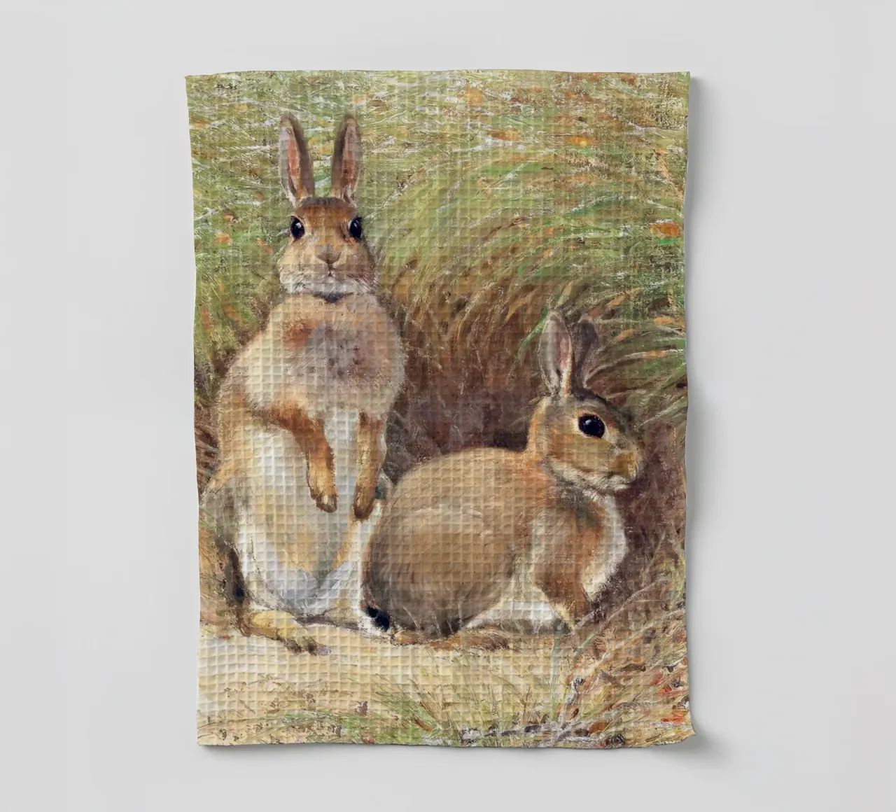 Rabbits canovaccio da cucina da apoloprints