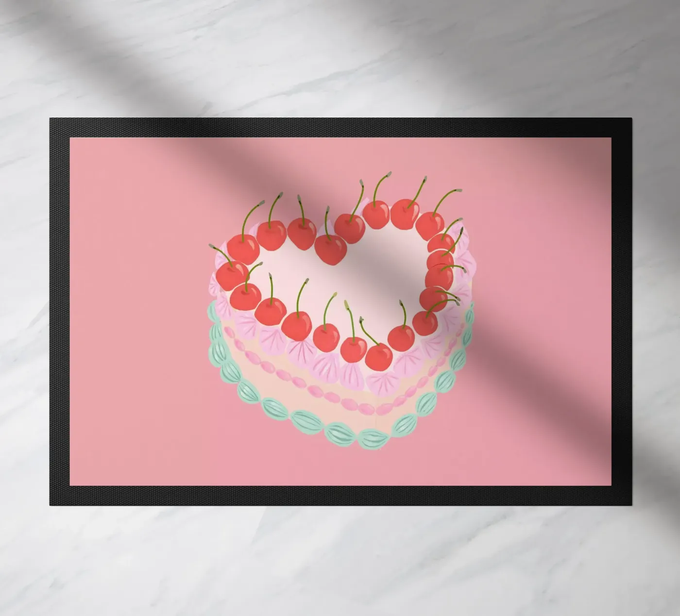 Preppy Cake doormat by cafelab