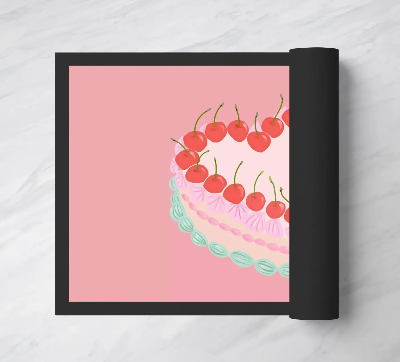 Preppy Cake doormat by cafelab