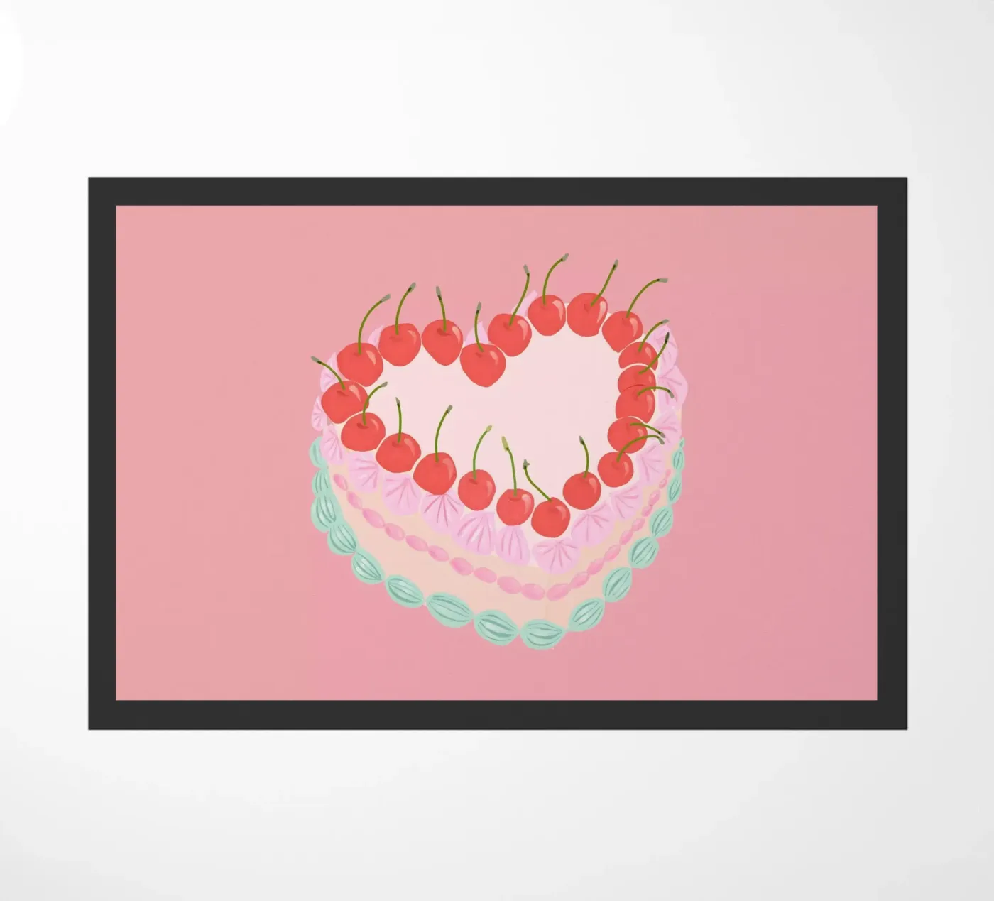 Preppy Cake doormat by cafelab