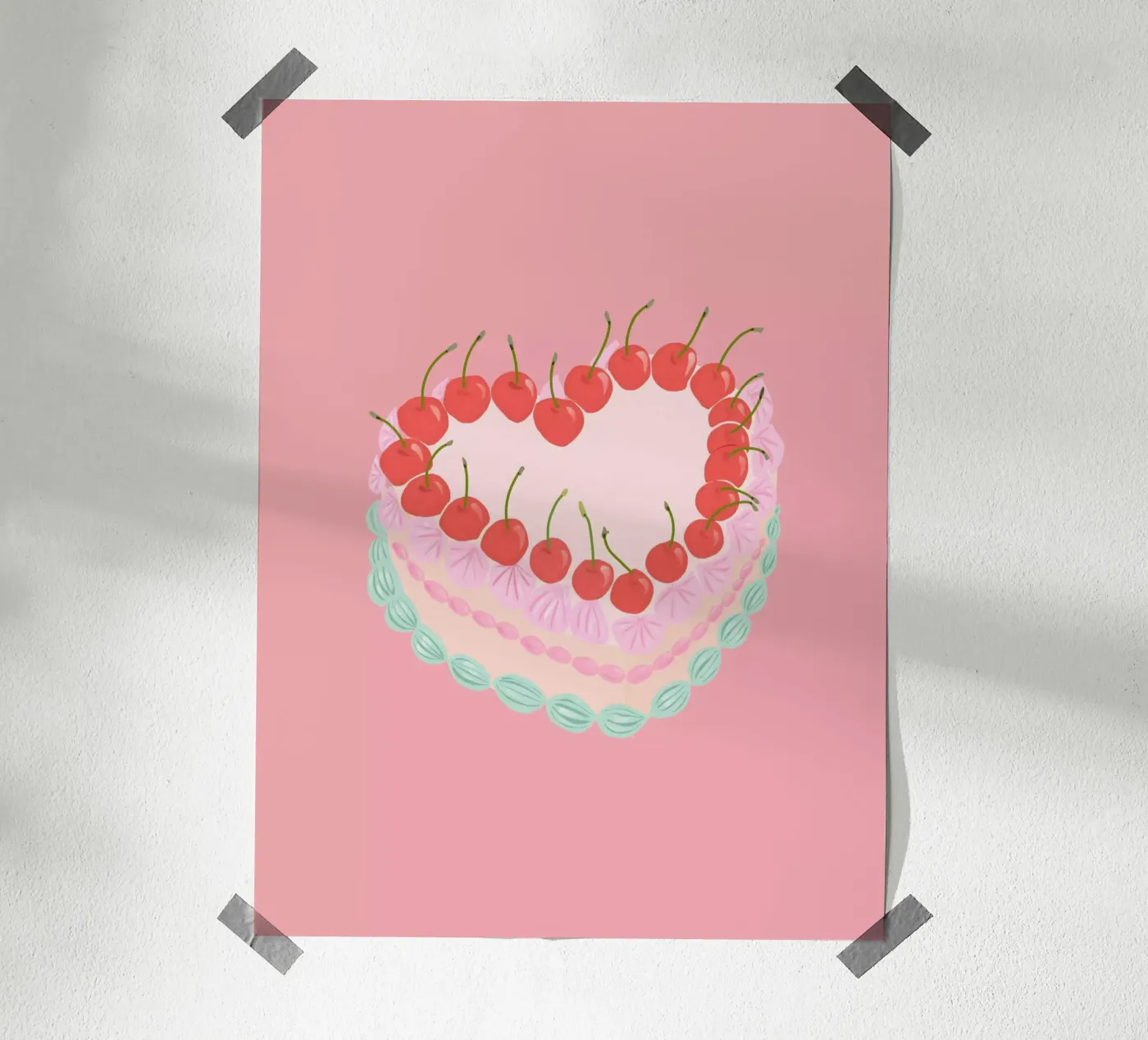 Preppy Cake poster da cafelab