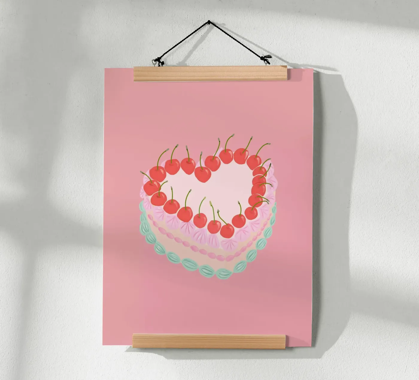 Preppy Cake poster da cafelab