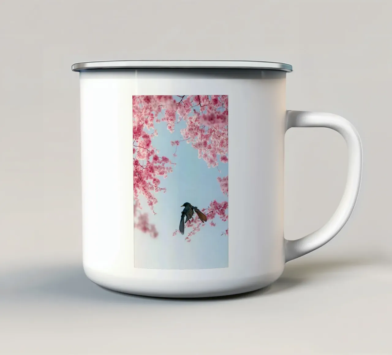 branches petals tazza in smalto da Histrol