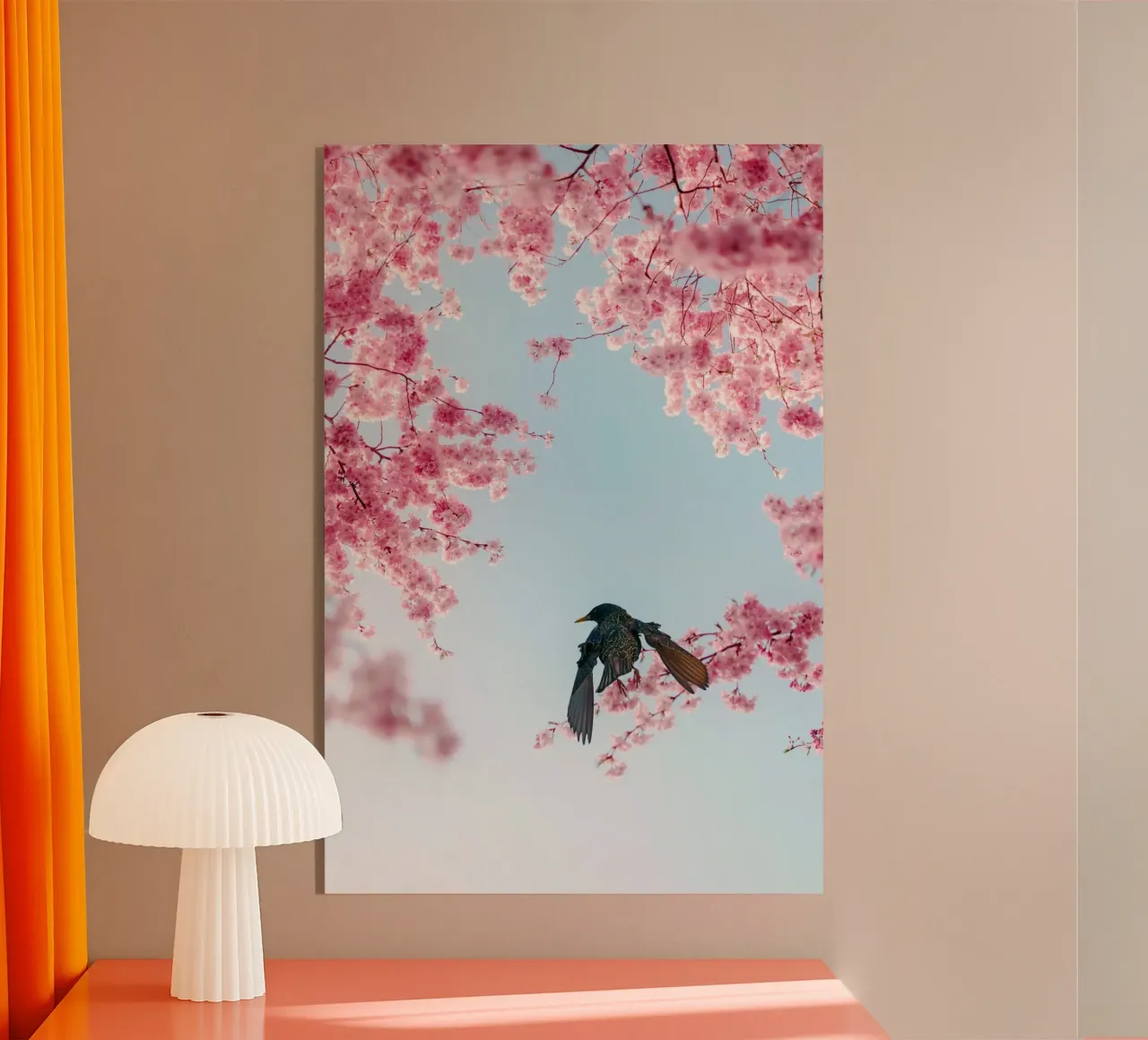 branches petals acrylic glass by Histrol