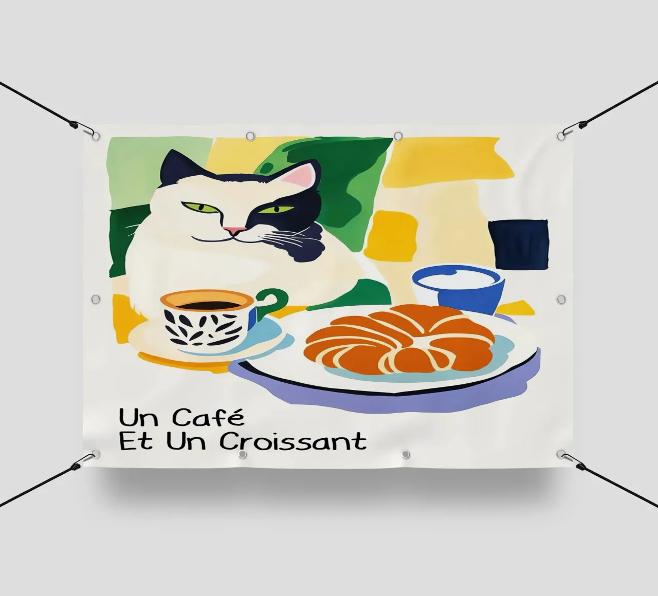 French Breakfast pvc cover by Arjun