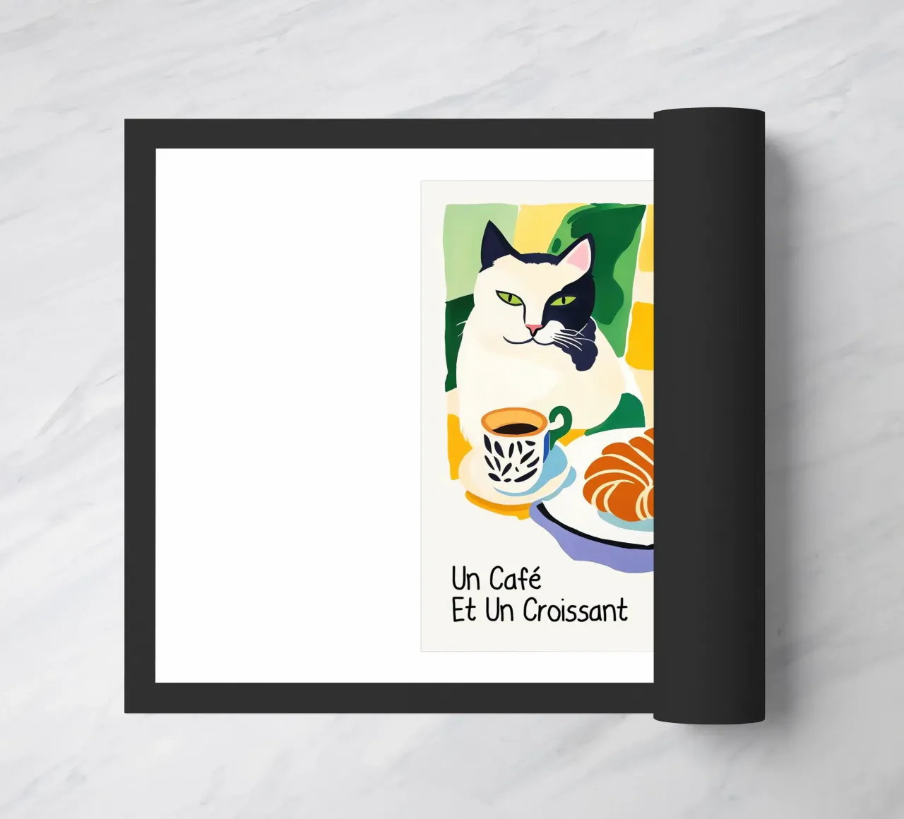 French Breakfast doormat by Arjun
