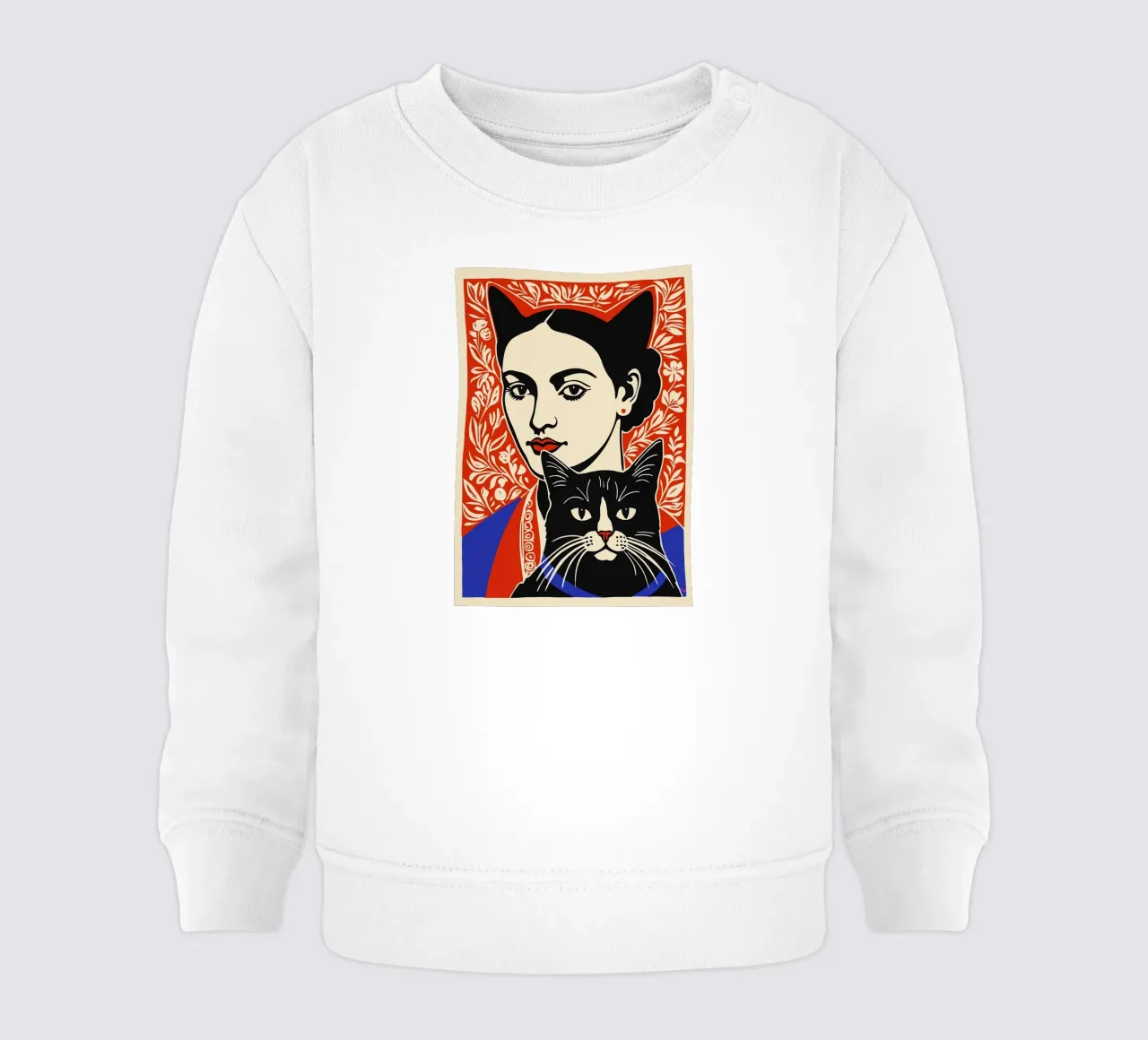 Frida Catlo Cute baby sweatshirt by Arjun