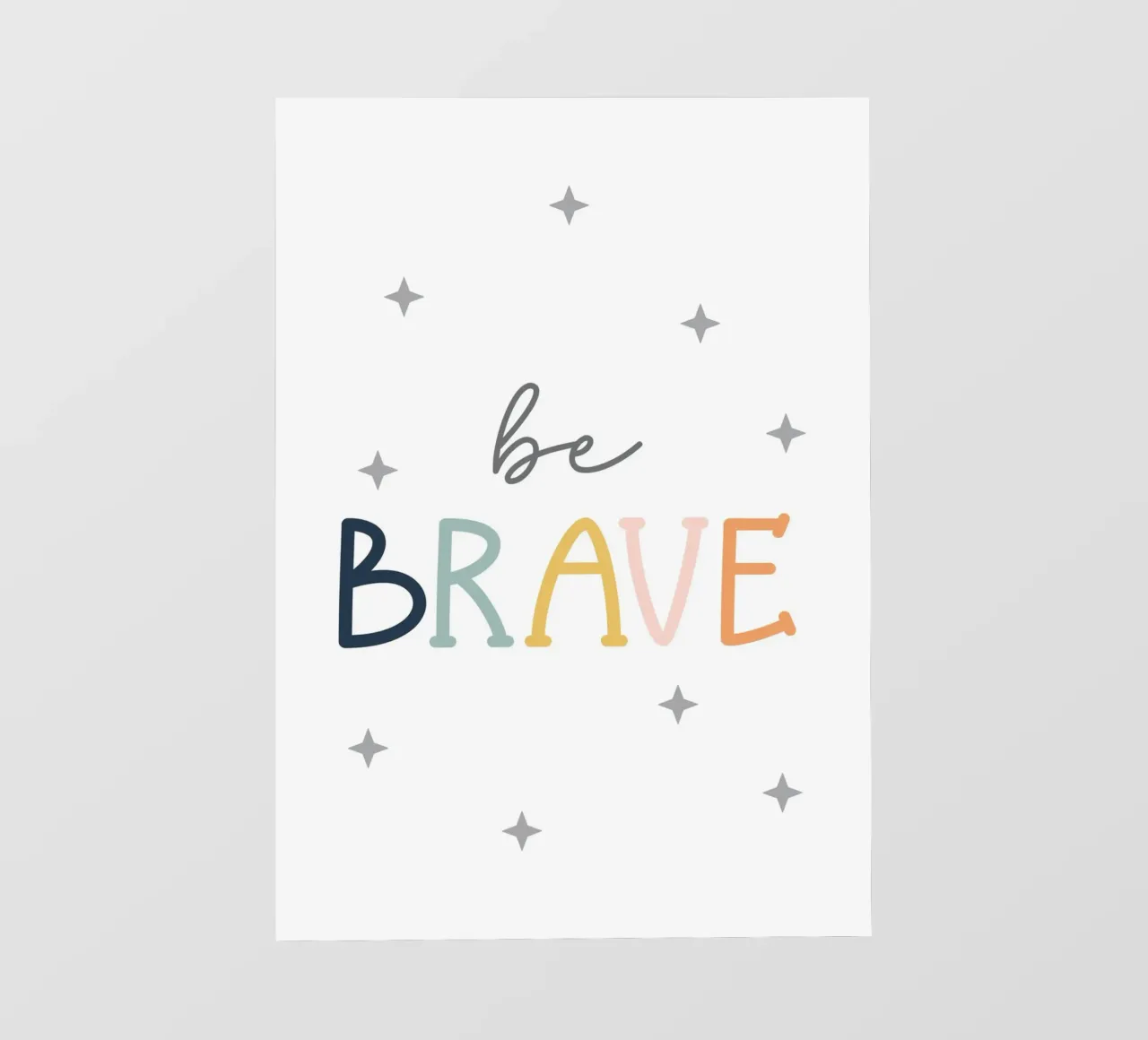 be brave backlit film by vintageshop