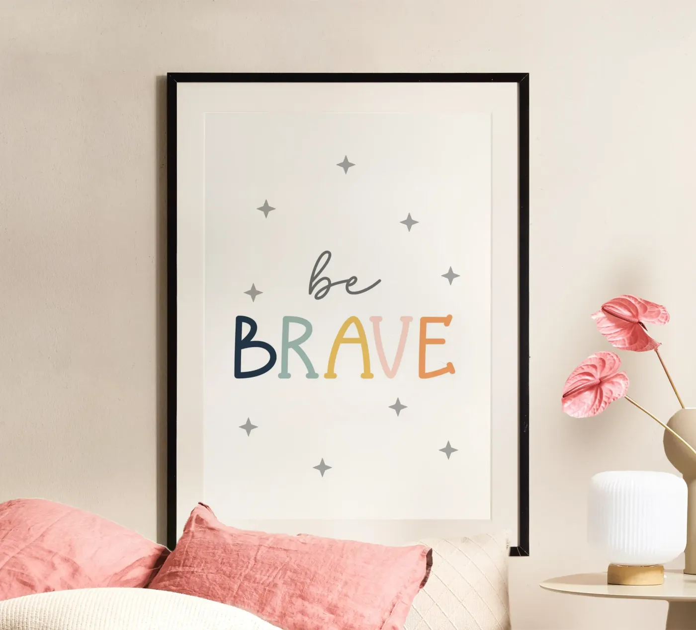be brave poster da vintageshop