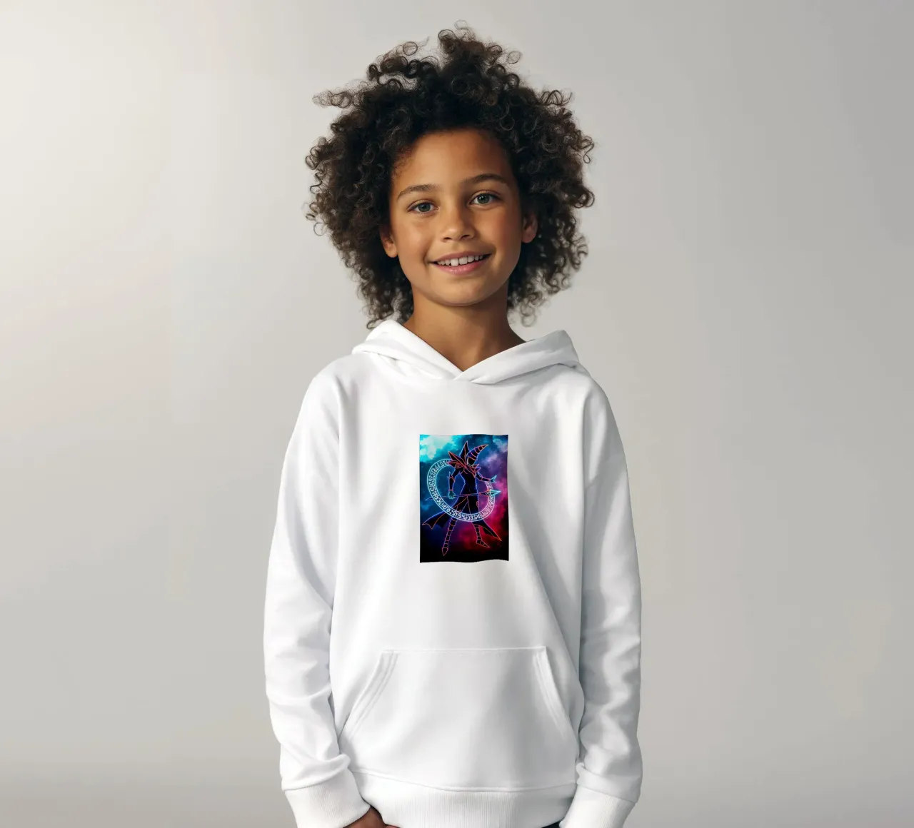 Soul Of Yu-Gi-Oh! Dark Magician felpa bambino con cappuccio da DGSoulheroes