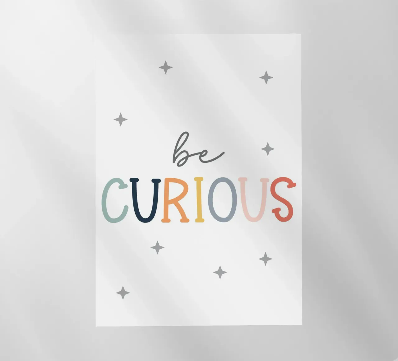 Be curious backlit film by vintageshop