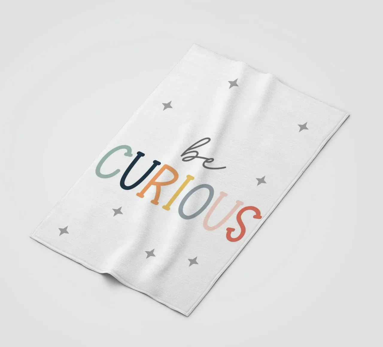 Be curious fleece blanket by vintageshop