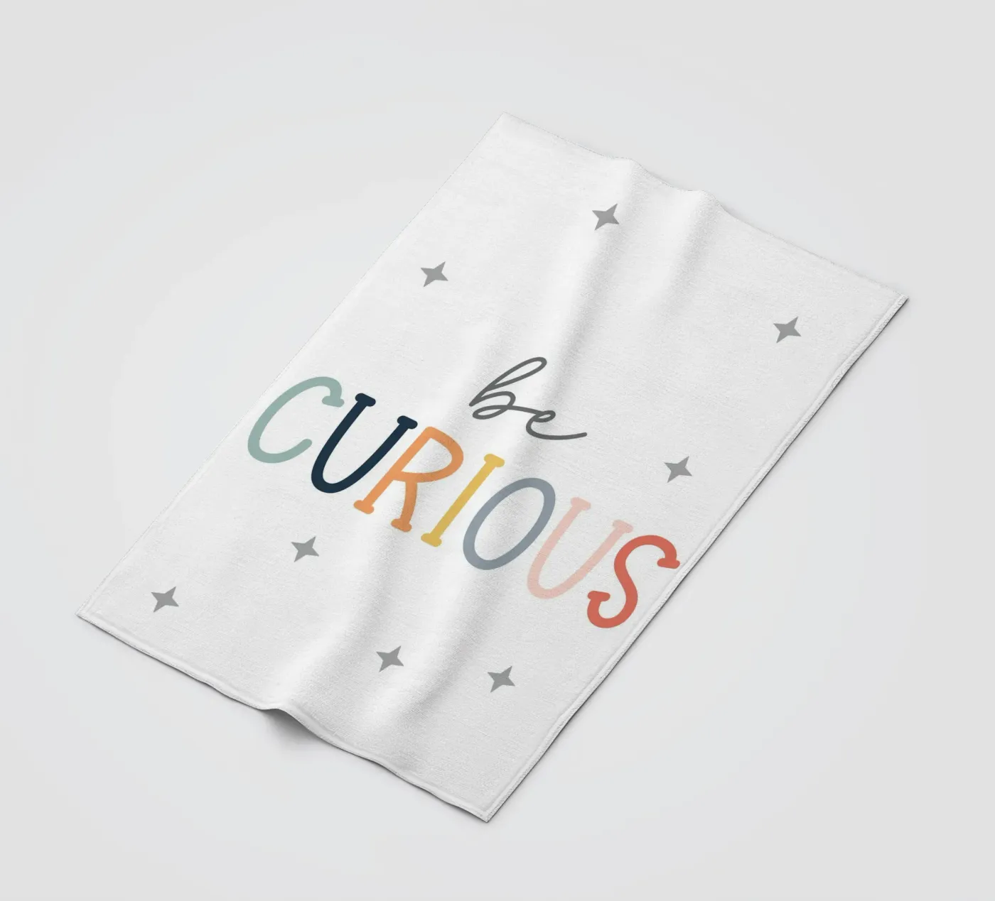 Be curious coperta in pile da vintageshop
