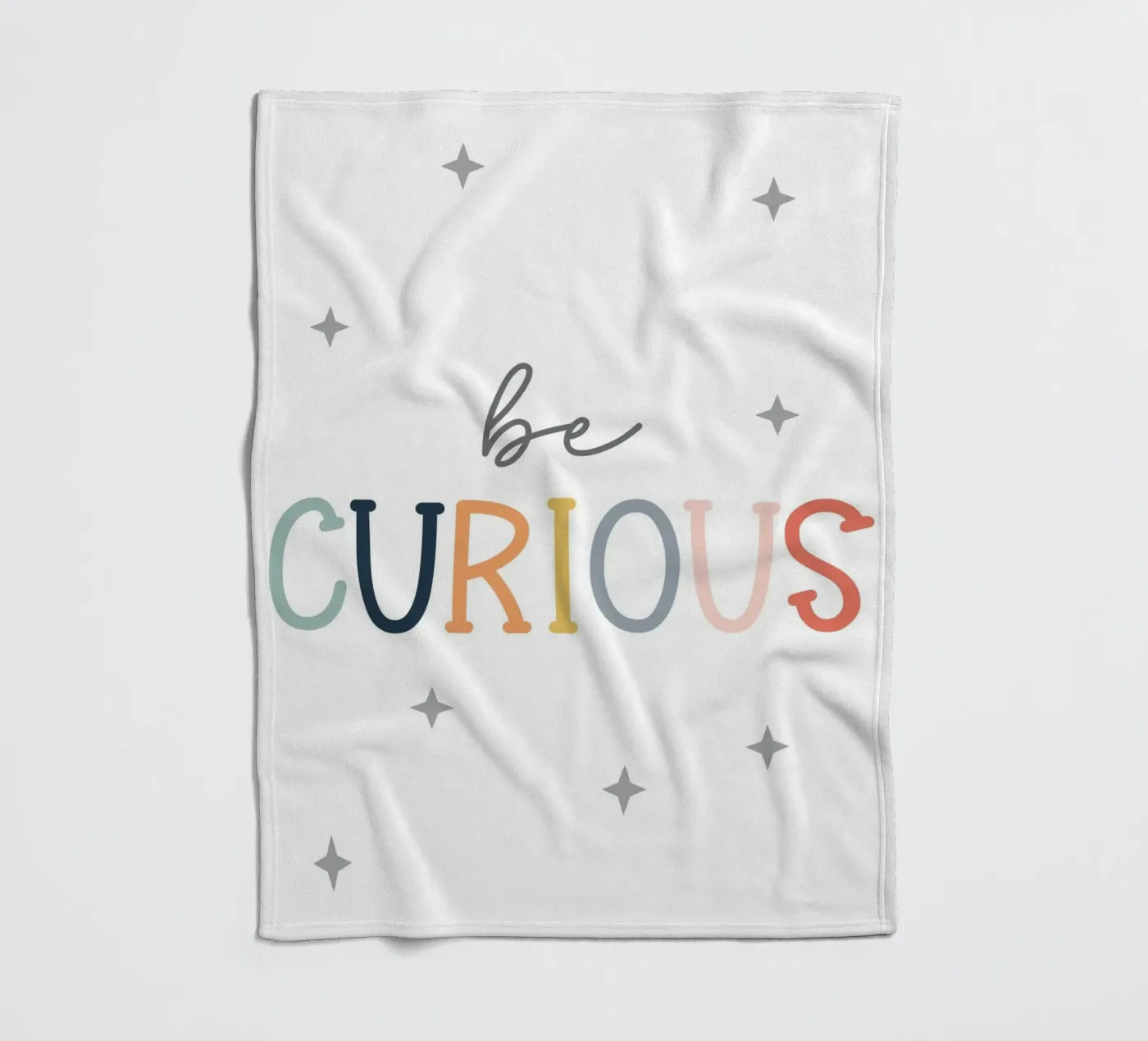 Be curious coperta in pile da vintageshop