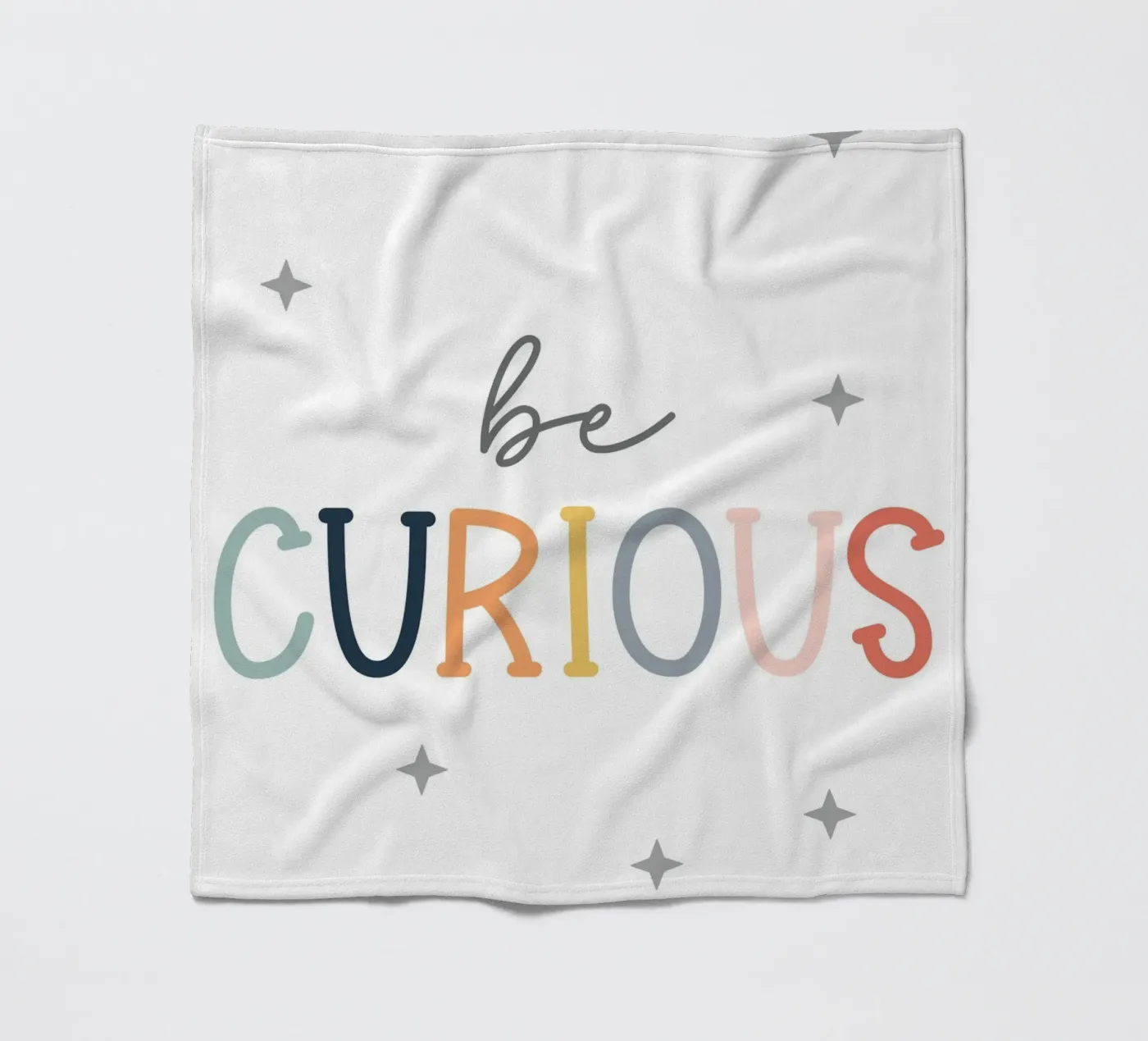 Be curious coperta in pile da vintageshop