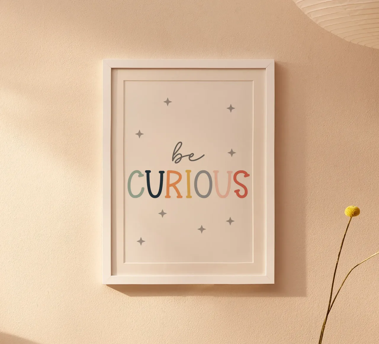Be curious poster da vintageshop