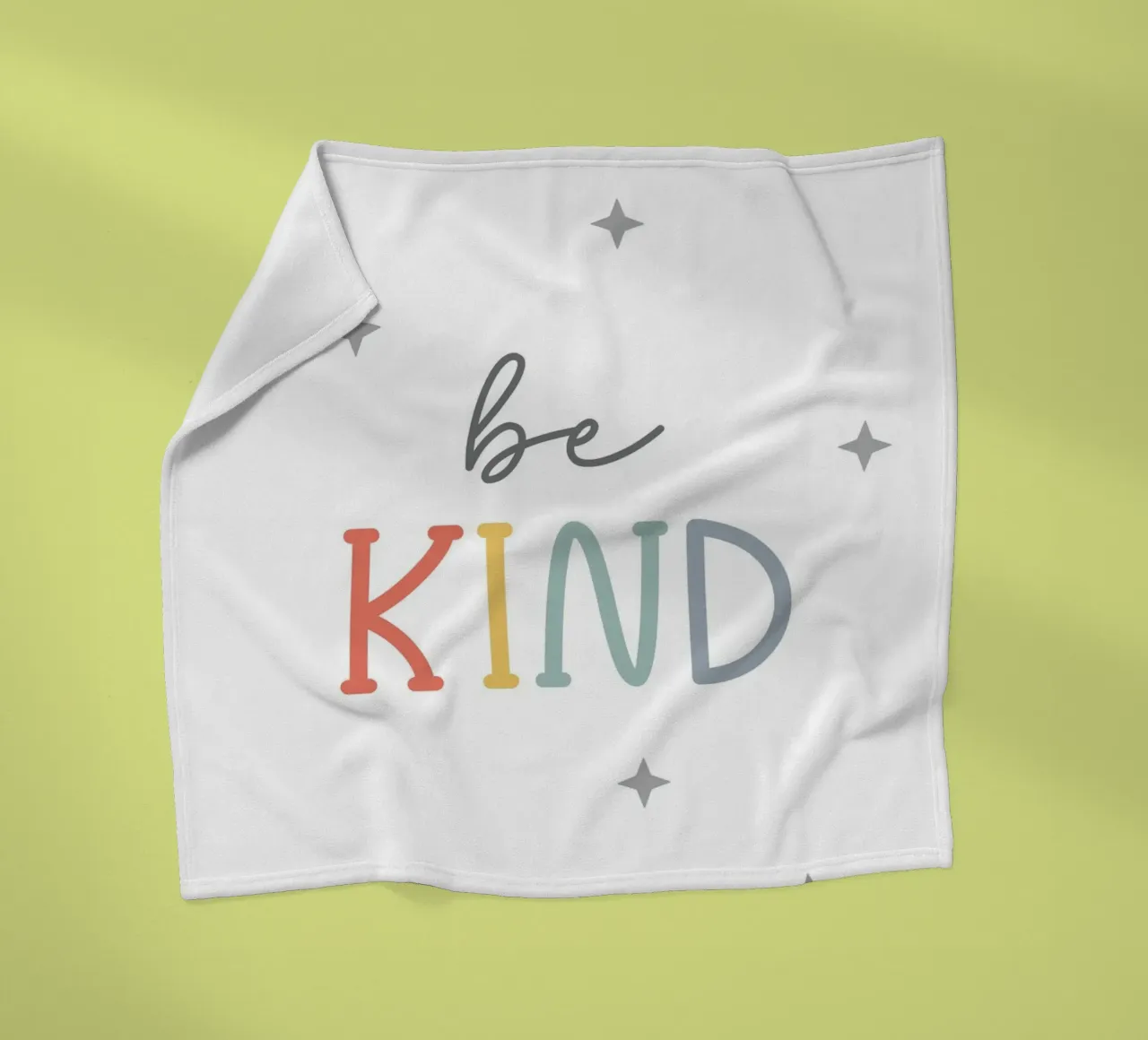 be kind coperta in pile da vintageshop