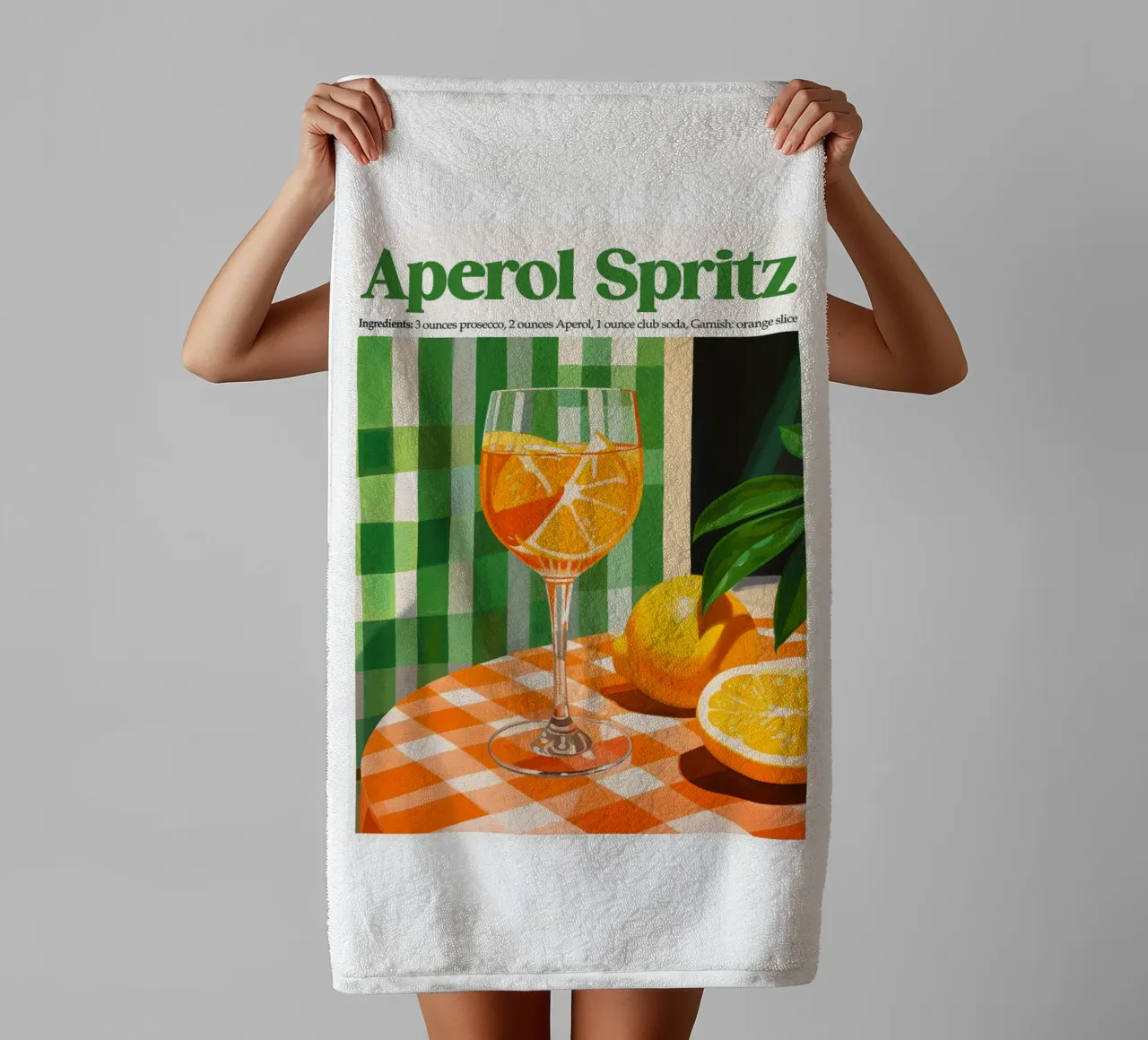 Succo d'arancia asciugamano da bagno da INKFADE.CO