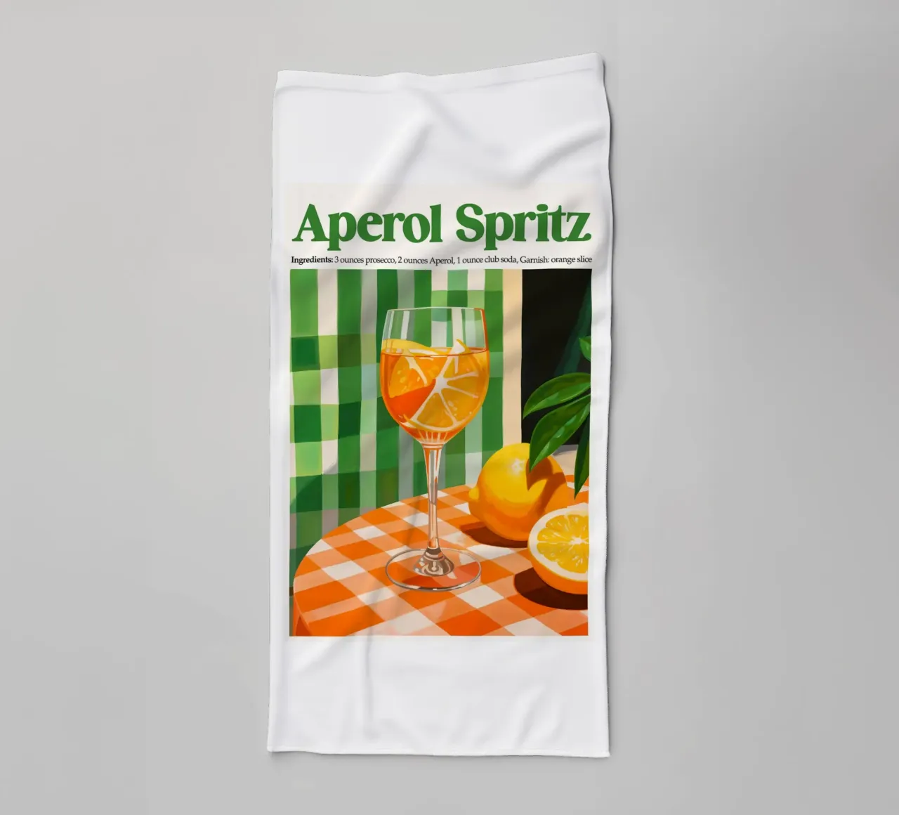 Succo d'arancia asciugamano da bagno da INKFADE.CO