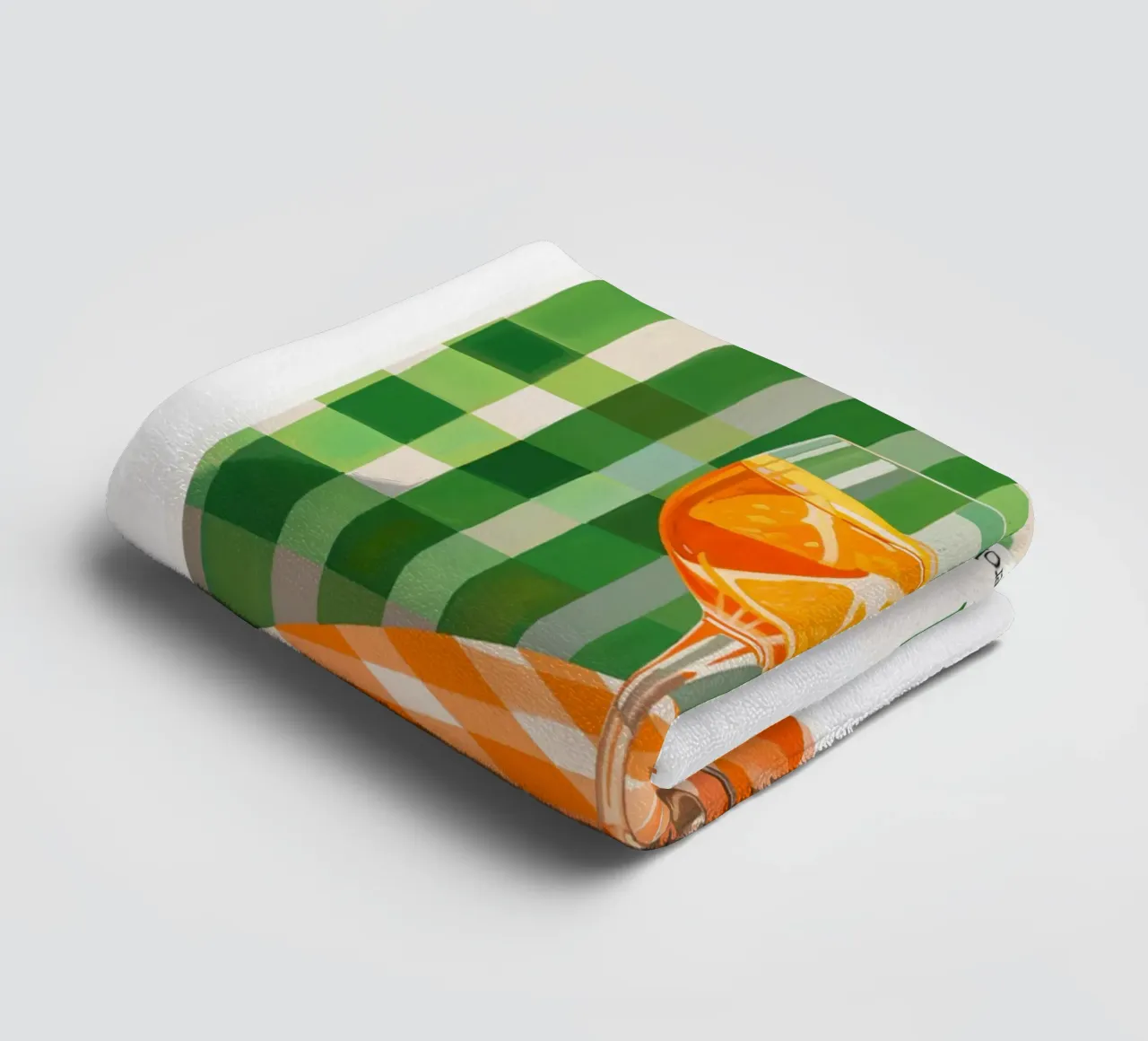 Succo d'arancia asciugamano da bagno da INKFADE.CO